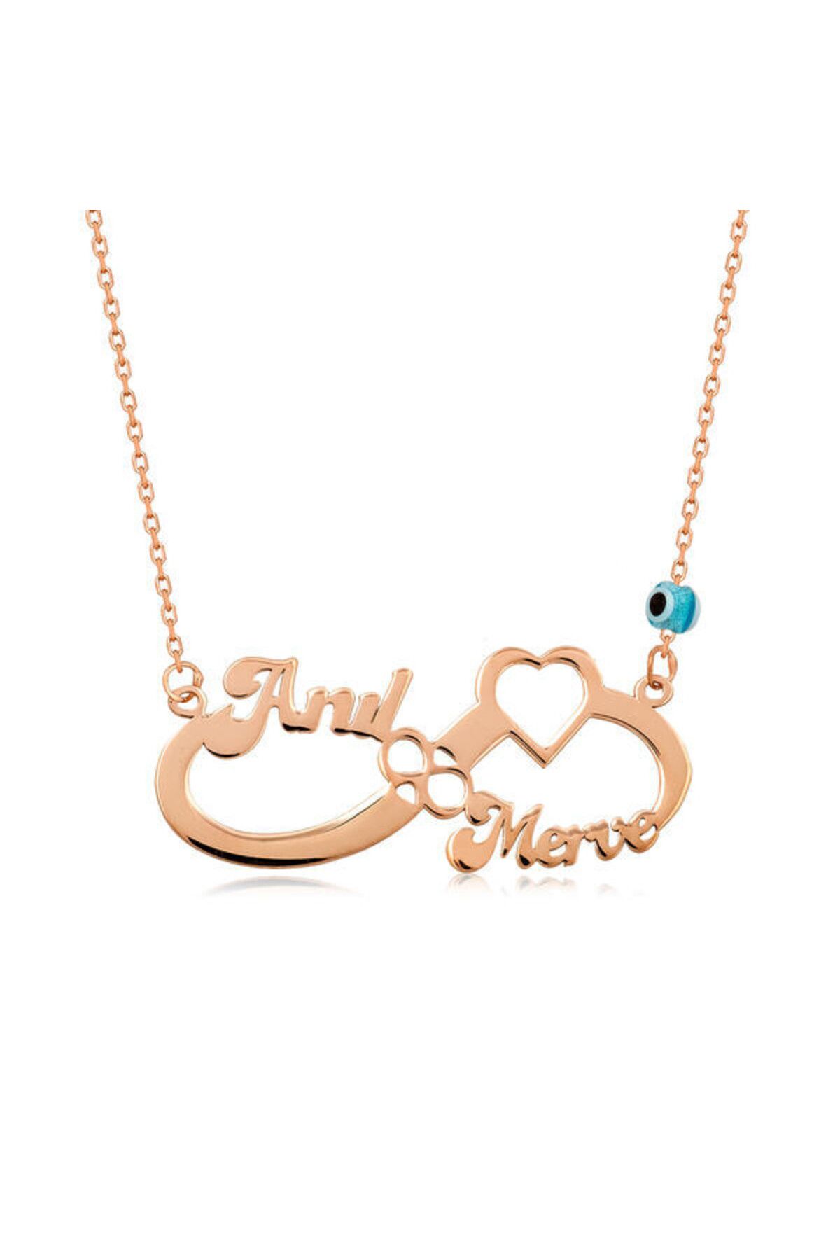shop Rose Kişiye Özel 925 Ayar Gümüş Kolye