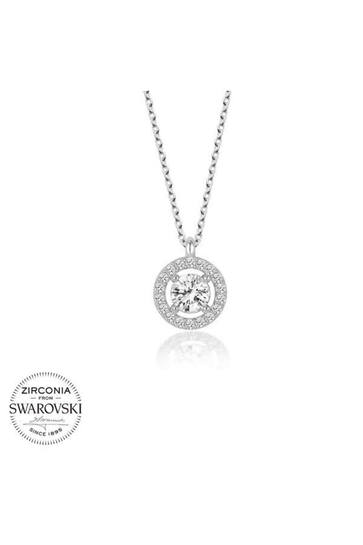 shop Taşlı Tek Taş 925 Ayar Gümüş Kolye
