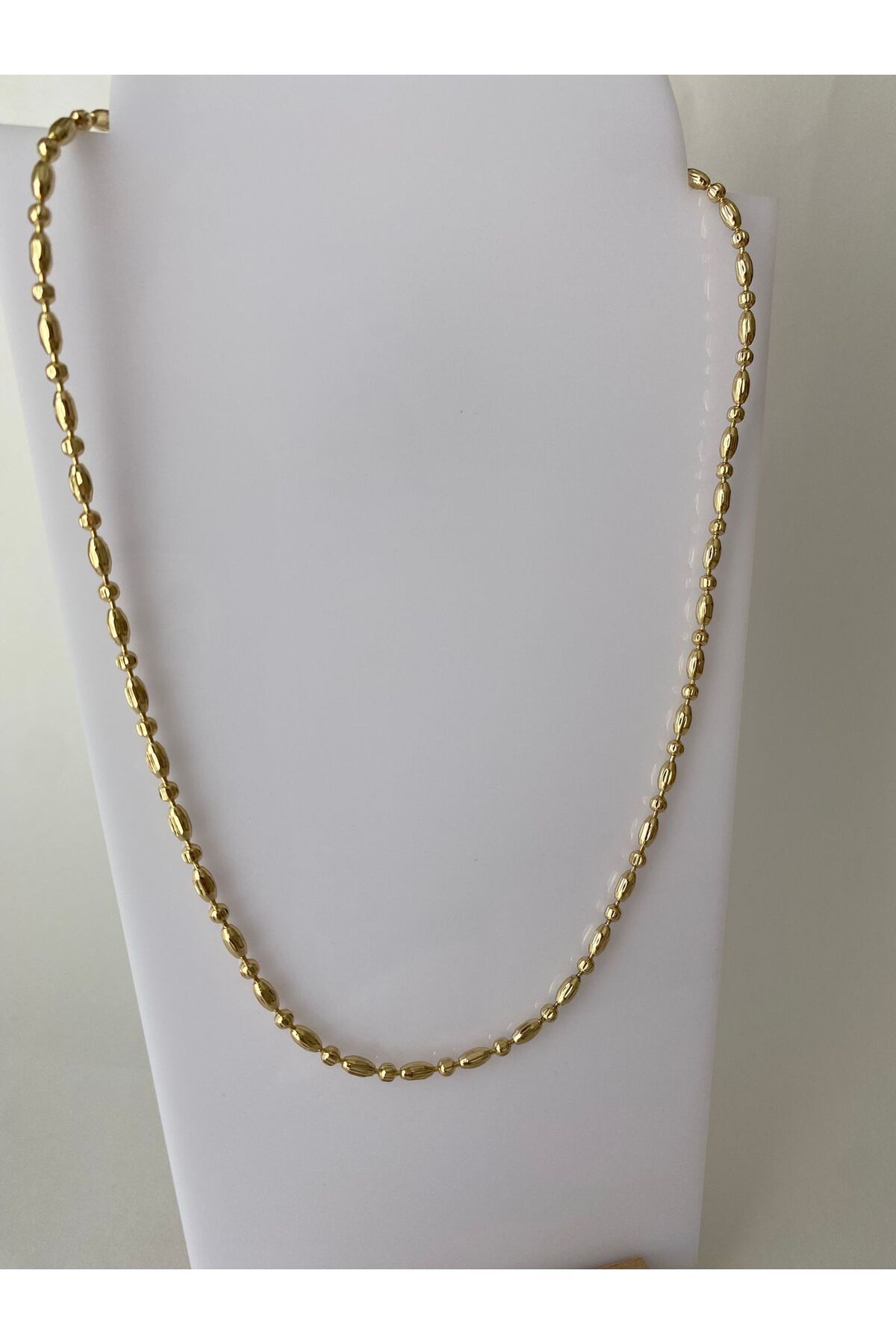 marsel aksesuar Xuping Arpa Zincir Gold Kolye 50 cm