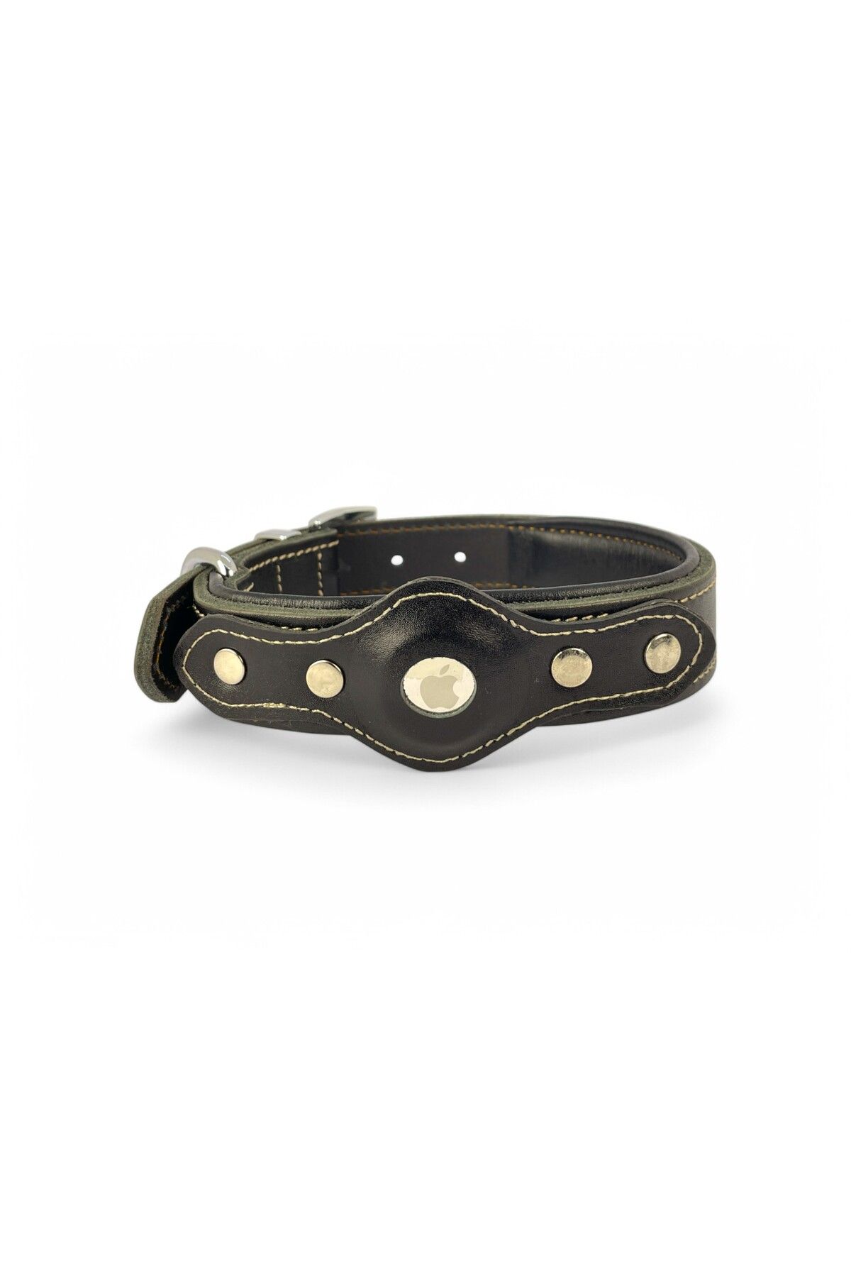 Canini Collar Hakiki Klasik Deri AirTag Uyumlu Köpek Tasması – Dayanıklı, Konforlu ve Şık Tasarım