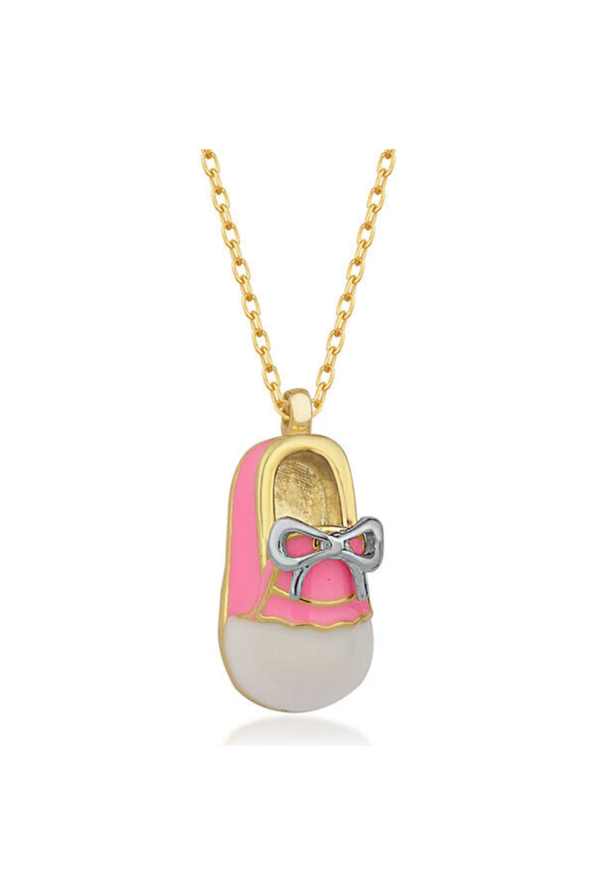 shop Gold Pabuç Kız Çocuk 925 Ayar Gümüş Kadın Kolye