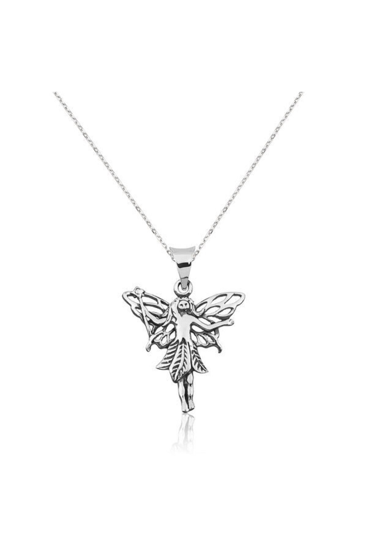 shop Şeytan Tasarımı 925 Ayar Gümüş Kadın Kolye