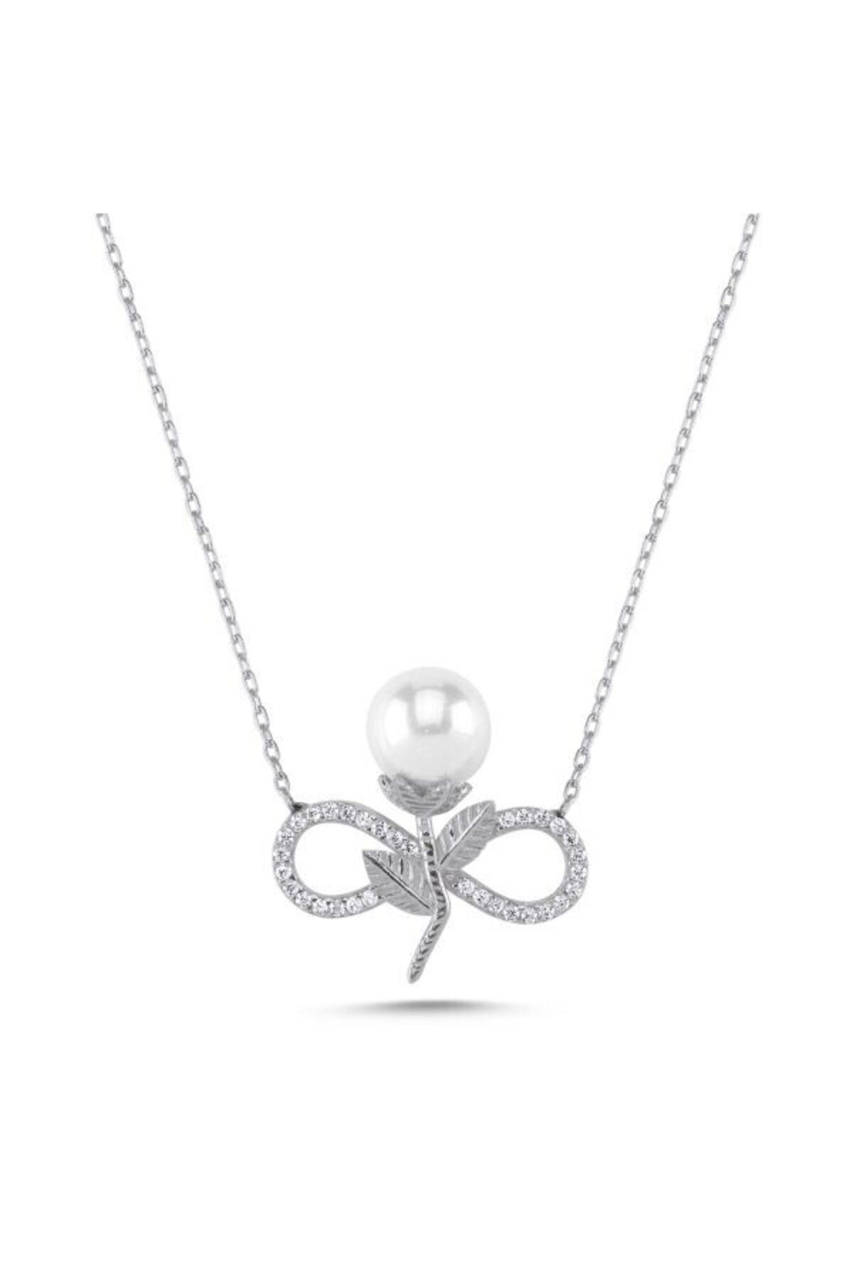 shop Sonsuzluk İncili 925 Ayar Gümüş Kolye