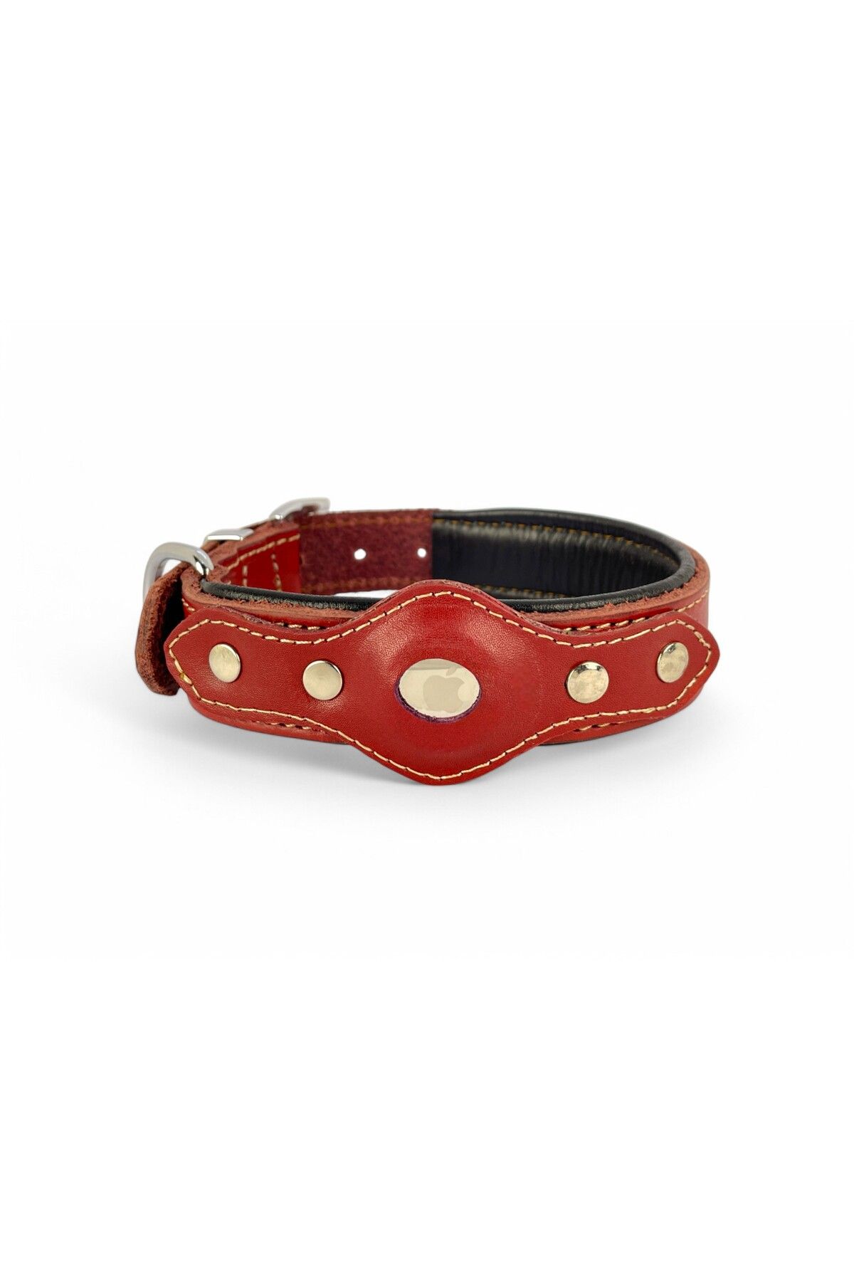 Canini Collar Hakiki Klasik Deri AirTag Uyumlu Köpek Tasması – Dayanıklı, Konforlu ve Şık Tasarım