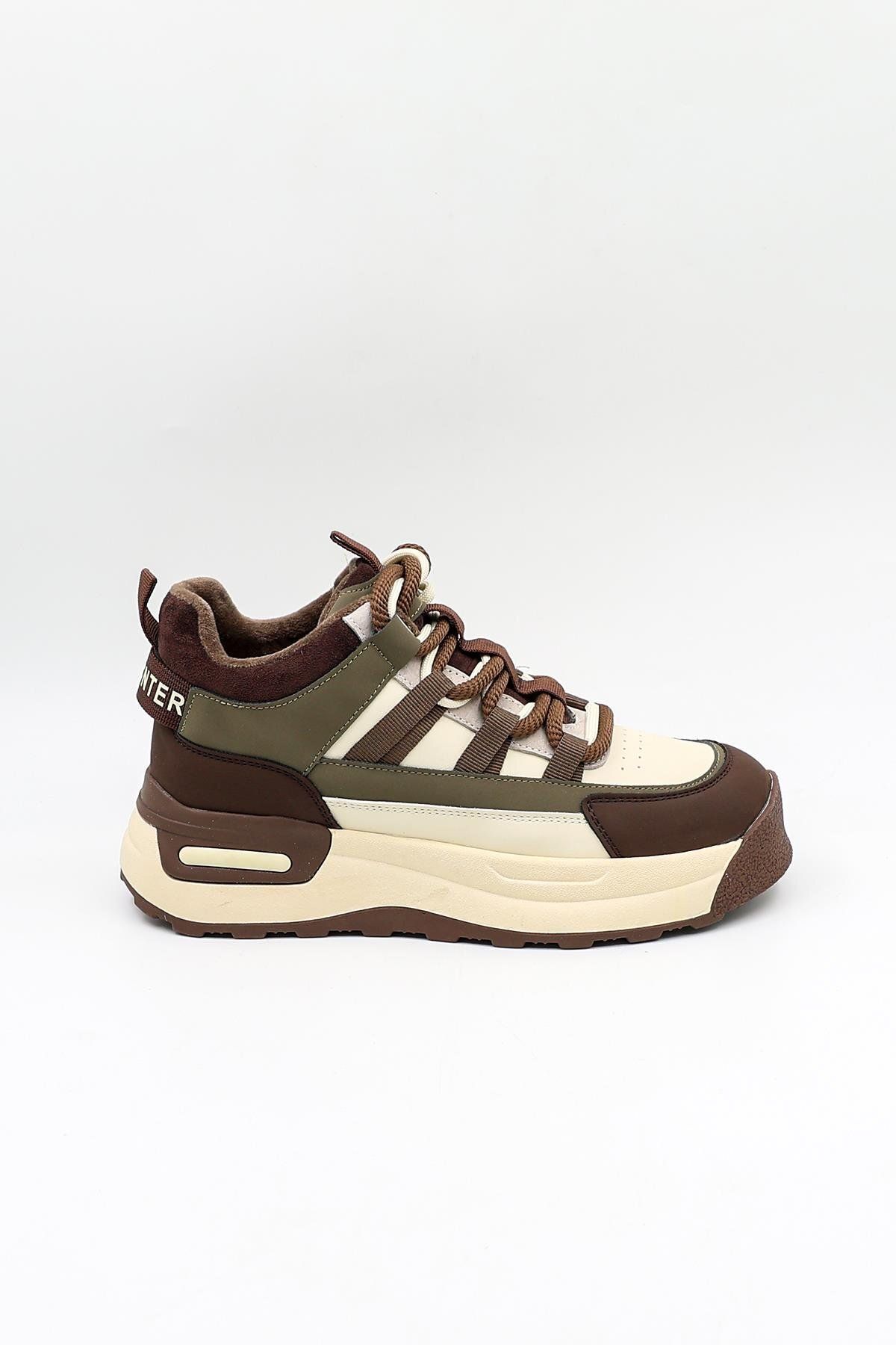 KRISTE BELL İthal Sneaker Kadın Spor Ayakkabı Kb0033 Kahve