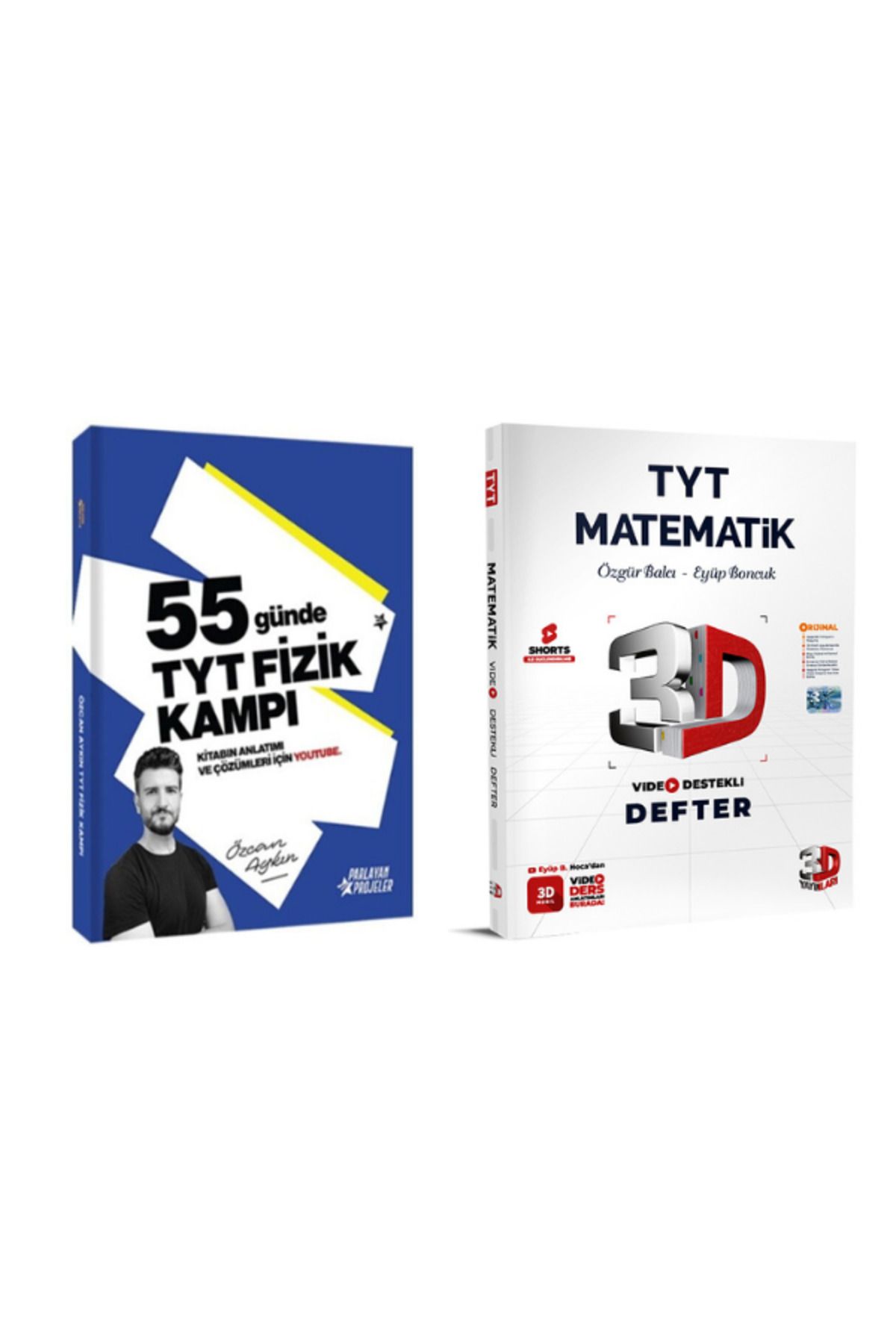 Yargı Yayınları 2026 özcan aykın tyt fizik kamp ve 3d tyt matematik vdd