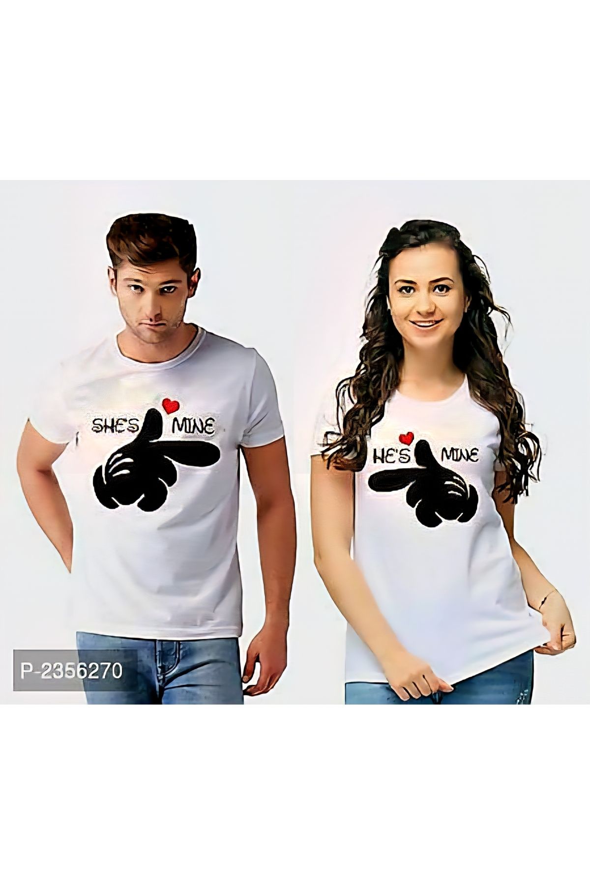BYGGDESİGN BY GG DESİGN NAKIŞ BASKILI SEVGİLİ & EŞ TSHIRT