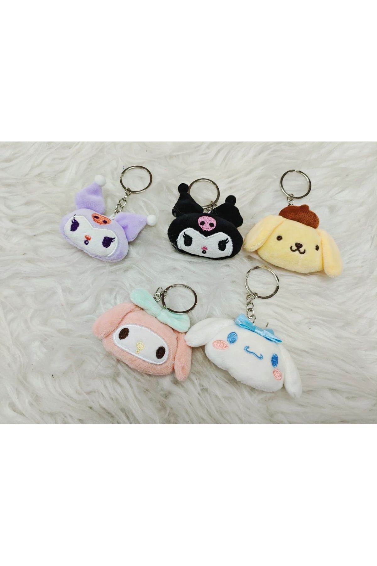 Zehra Aksesuar Sanrio karakter peluş anahtarlık çanta charm