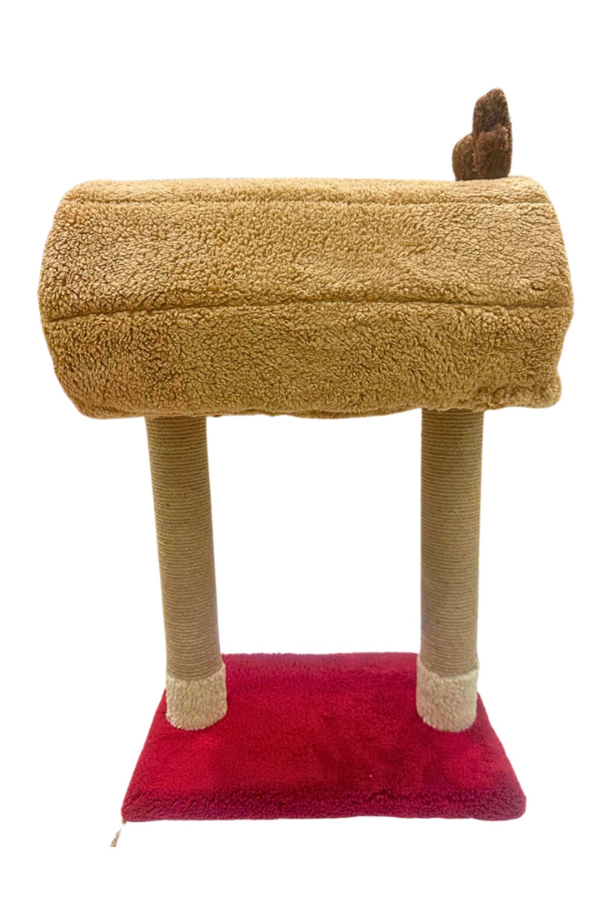 Komano Pontika-Cat Scratching Post and Cat Bed |   Deer Themed |   With Bell and Playground |   Soft and Comfortable 7