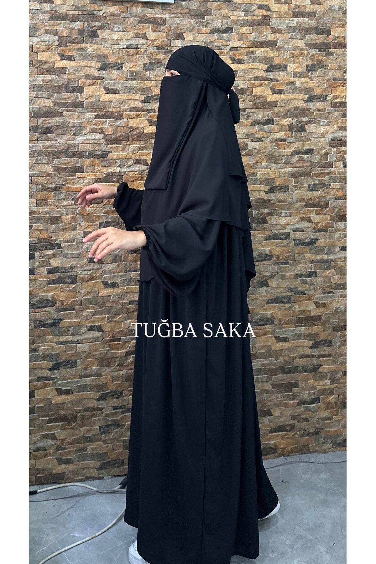 Hijab ELBİSE - SUFLE - PEÇE - 3LÜ TAKIM MEDİNE KUMAŞ