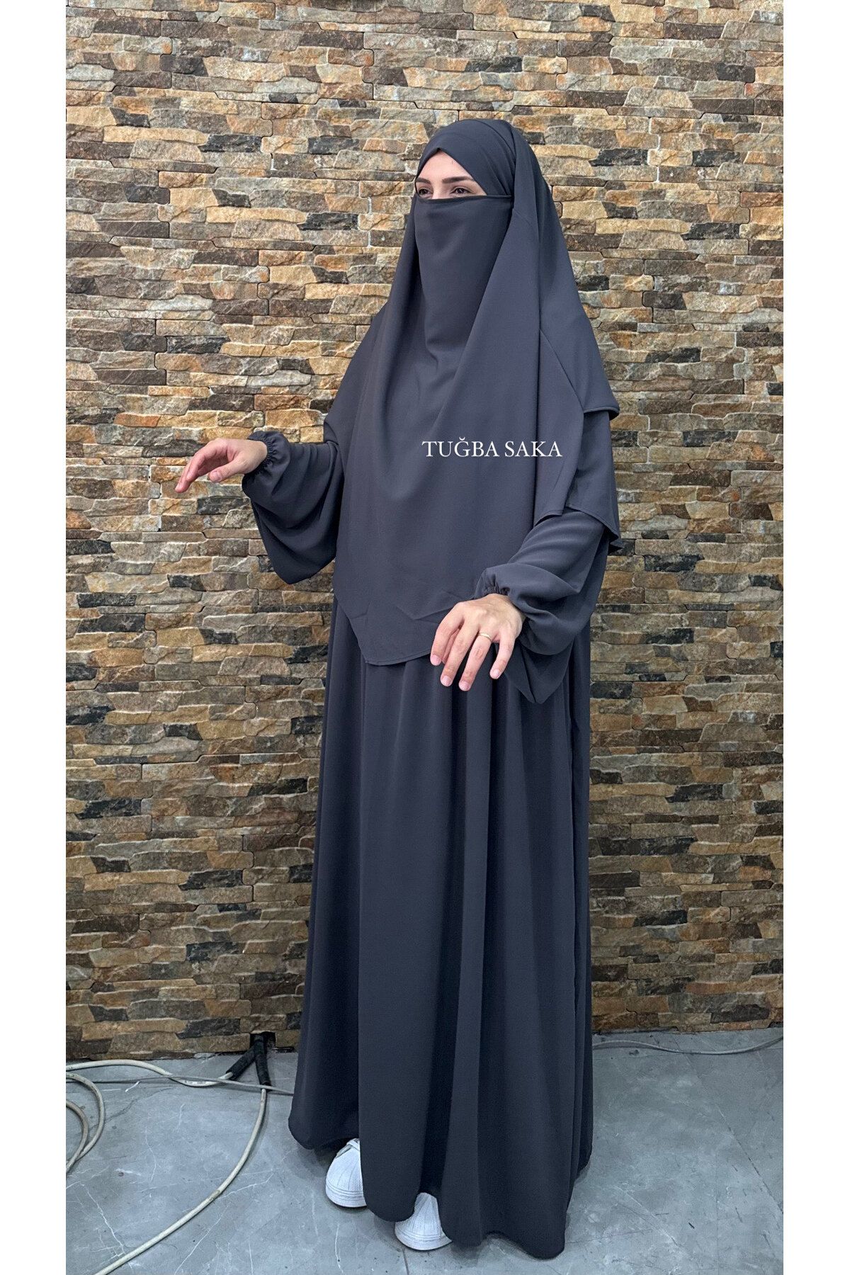 Hijab ELBİSE - SUFLE - PEÇE - 3LÜ TAKIM MEDİNE KUMAŞ