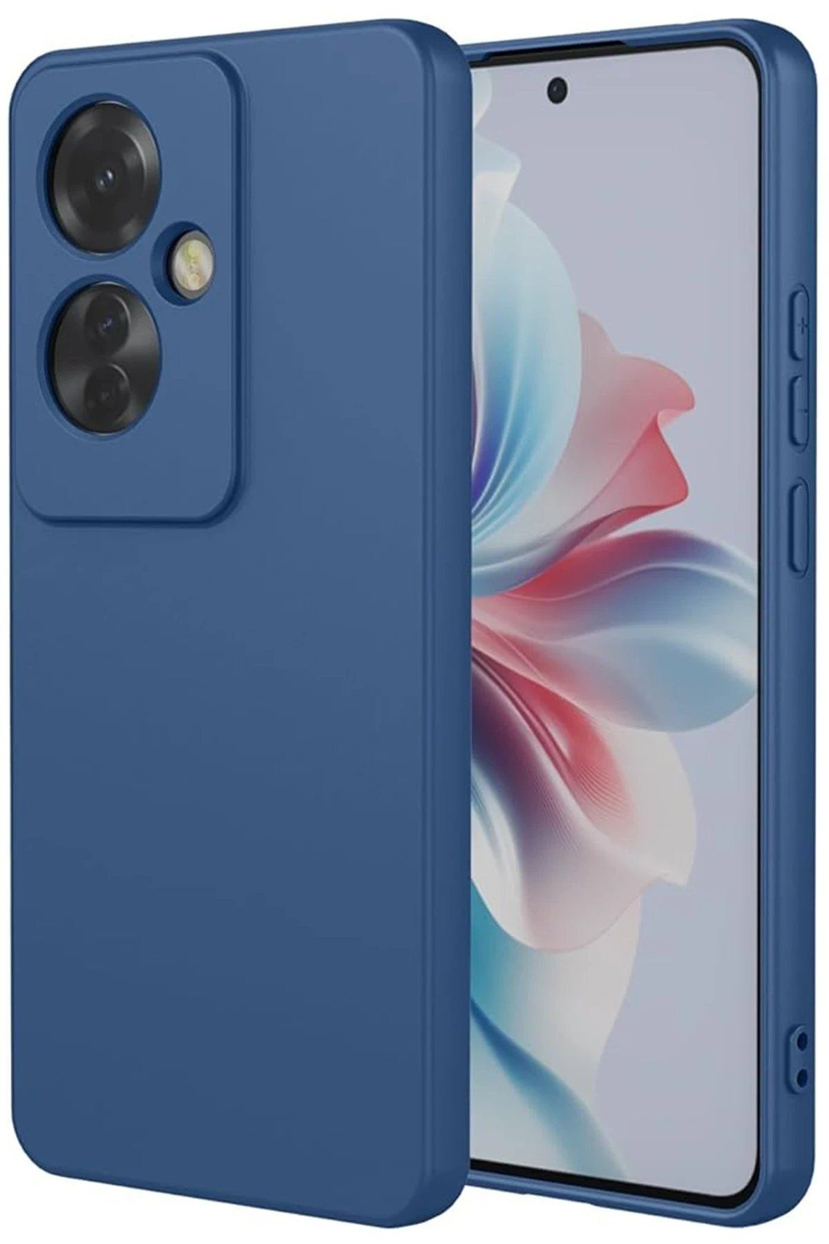 Toptan Bulurum Oppo Reno 11F Kılıf First Silikon - Lacivert