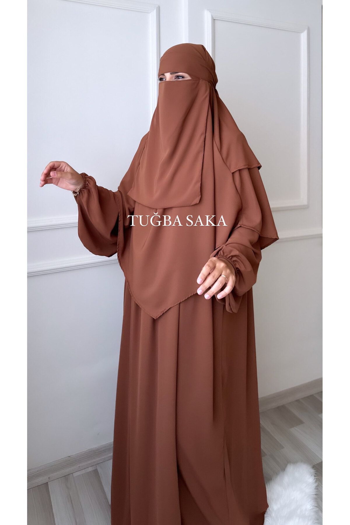 Hijab ELBİSE - SUFLE - PEÇE - 3LÜ TAKIM MEDİNE KUMAŞ