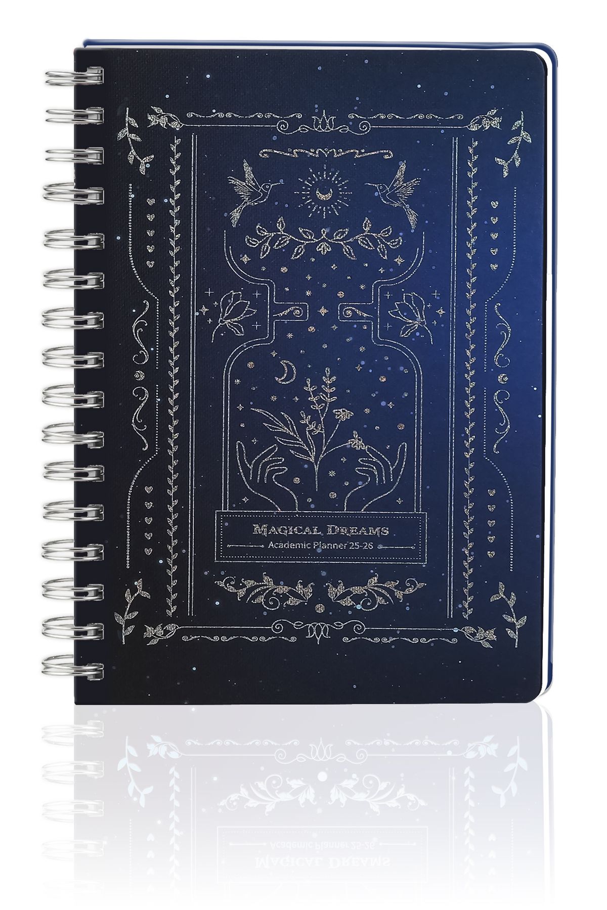 Victoria's Journals Akademik Ajanda-2025–2026 | A5 | Spiralli | Sert Kapak | Ivory 100 gr. | “Magical Dreams”