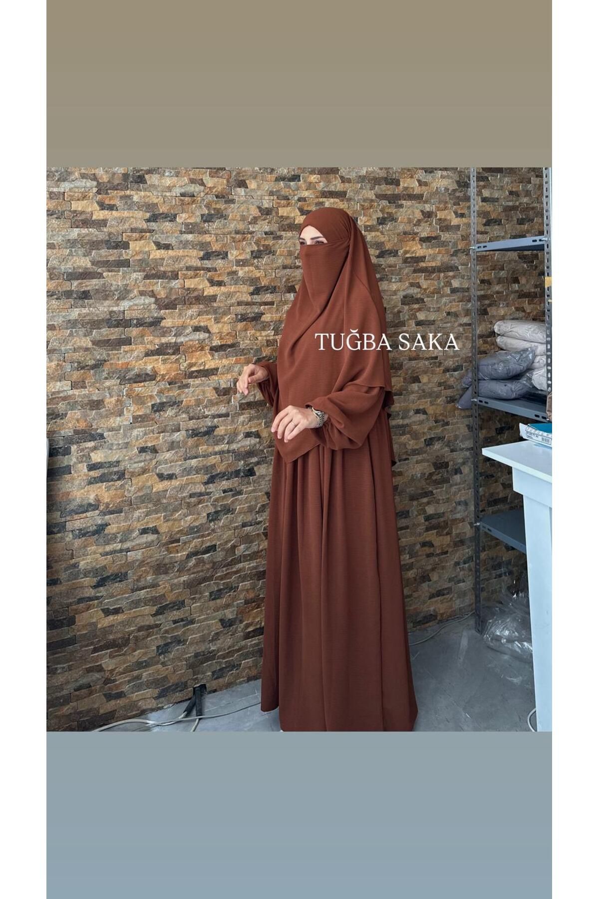 Hijab ELBİSE - SUFLE AYROBİN KUMAŞ TAKIM
