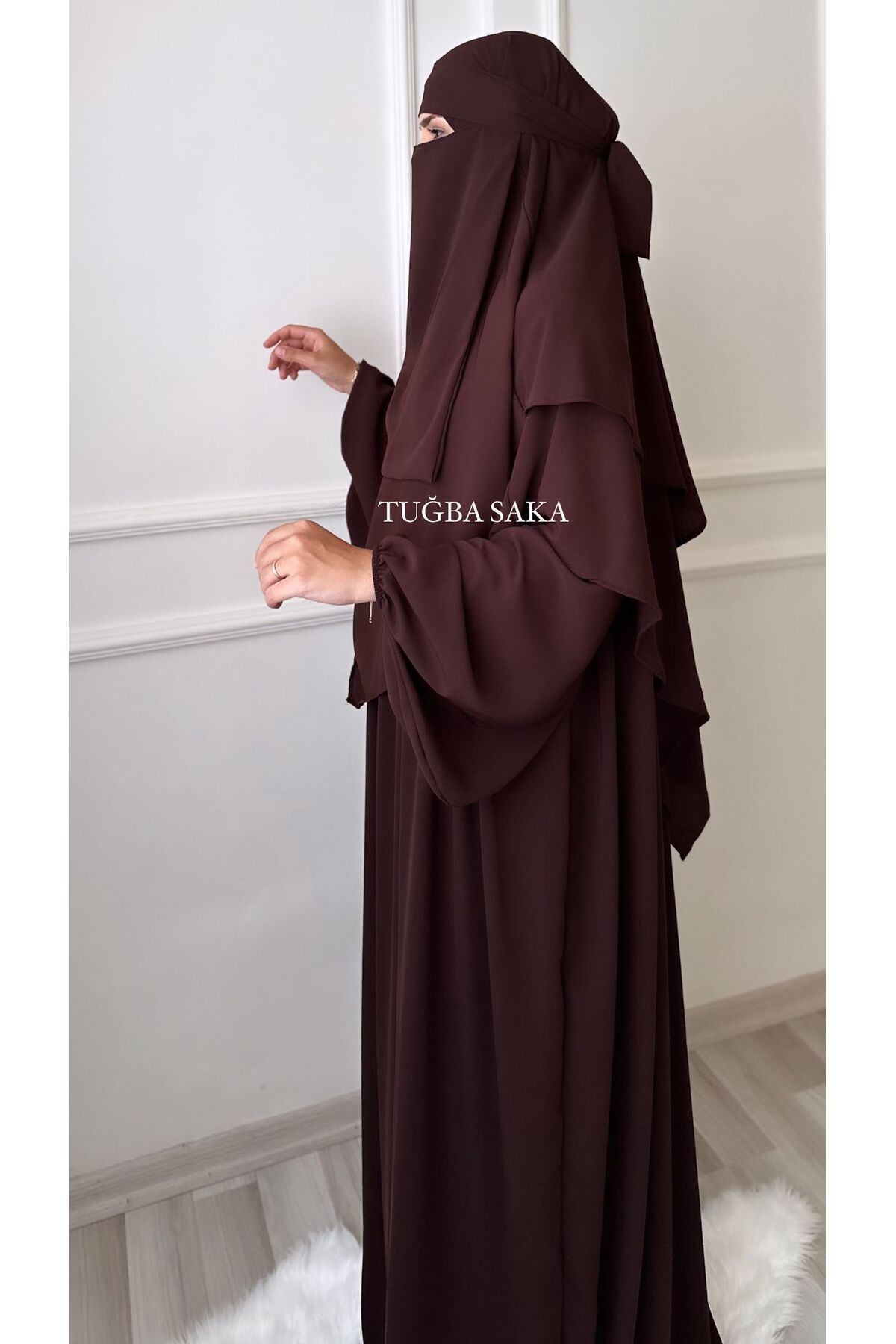 Hijab ELBİSE - SUFLE - PEÇE - 3LÜ TAKIM MEDİNE KUMAŞ