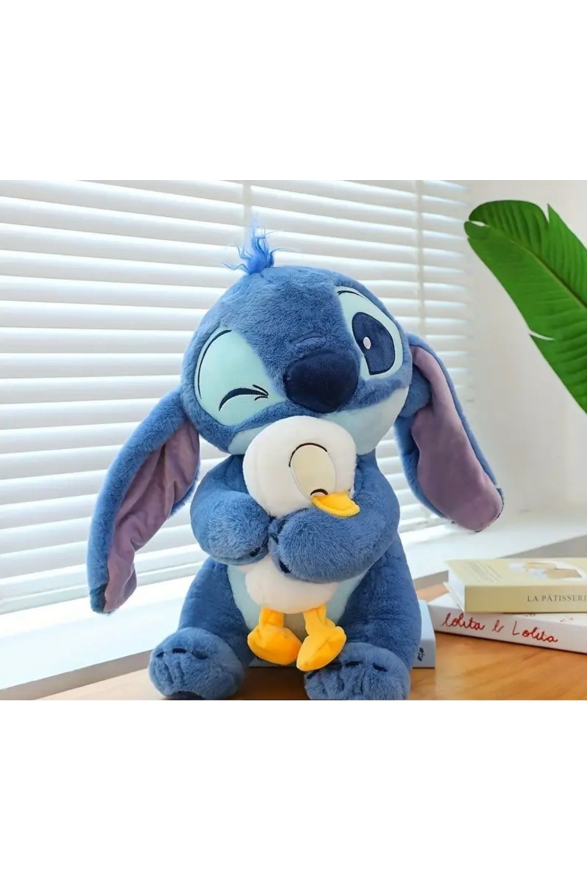 UYGUN ELEKTRONİK Stitch Ördek Peluş Oyuncak 35 Cm Disney Stitch Peluş Oyuncak Stich