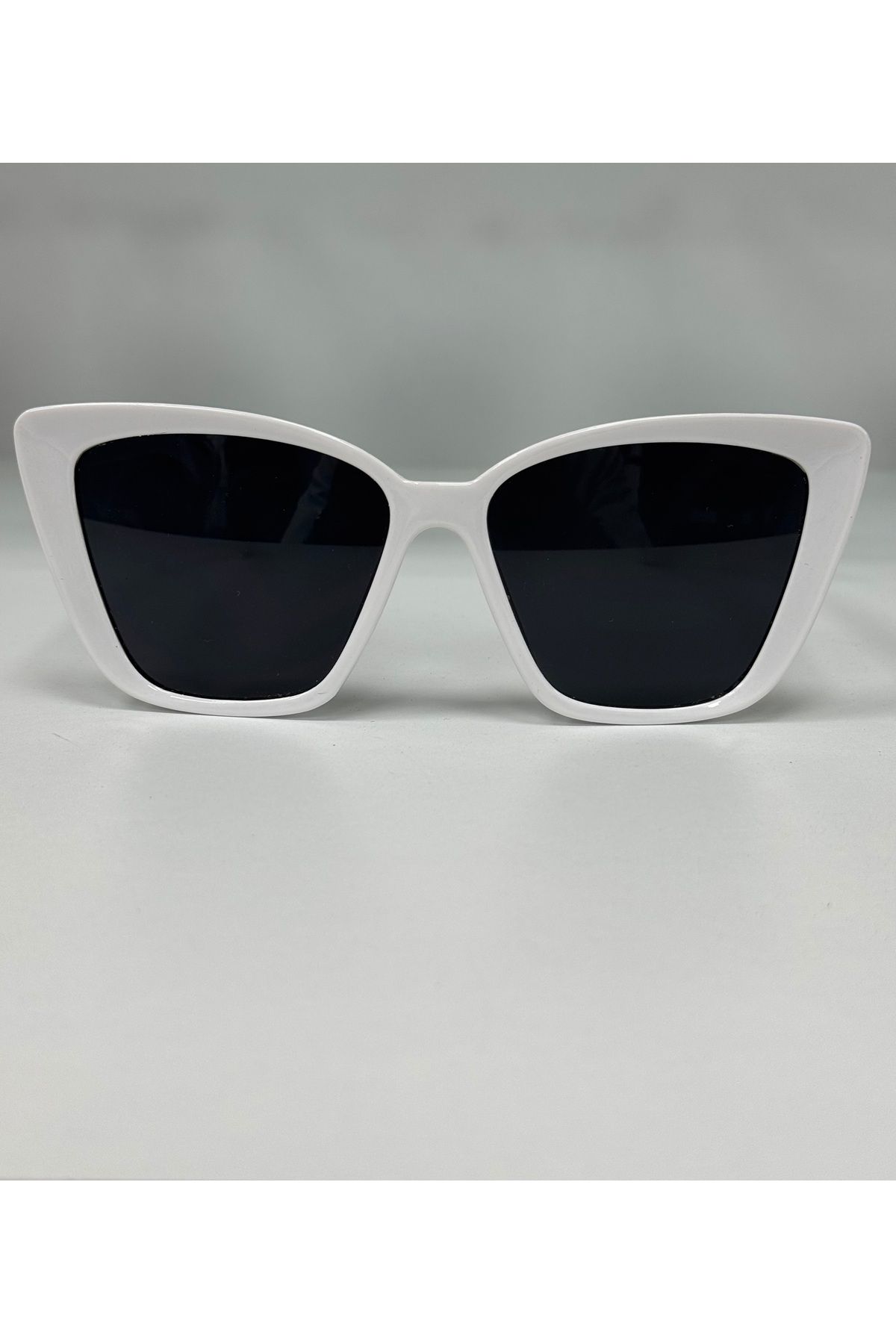 VLDORO Unisex Beyaz kedi model güneş gözlüğü