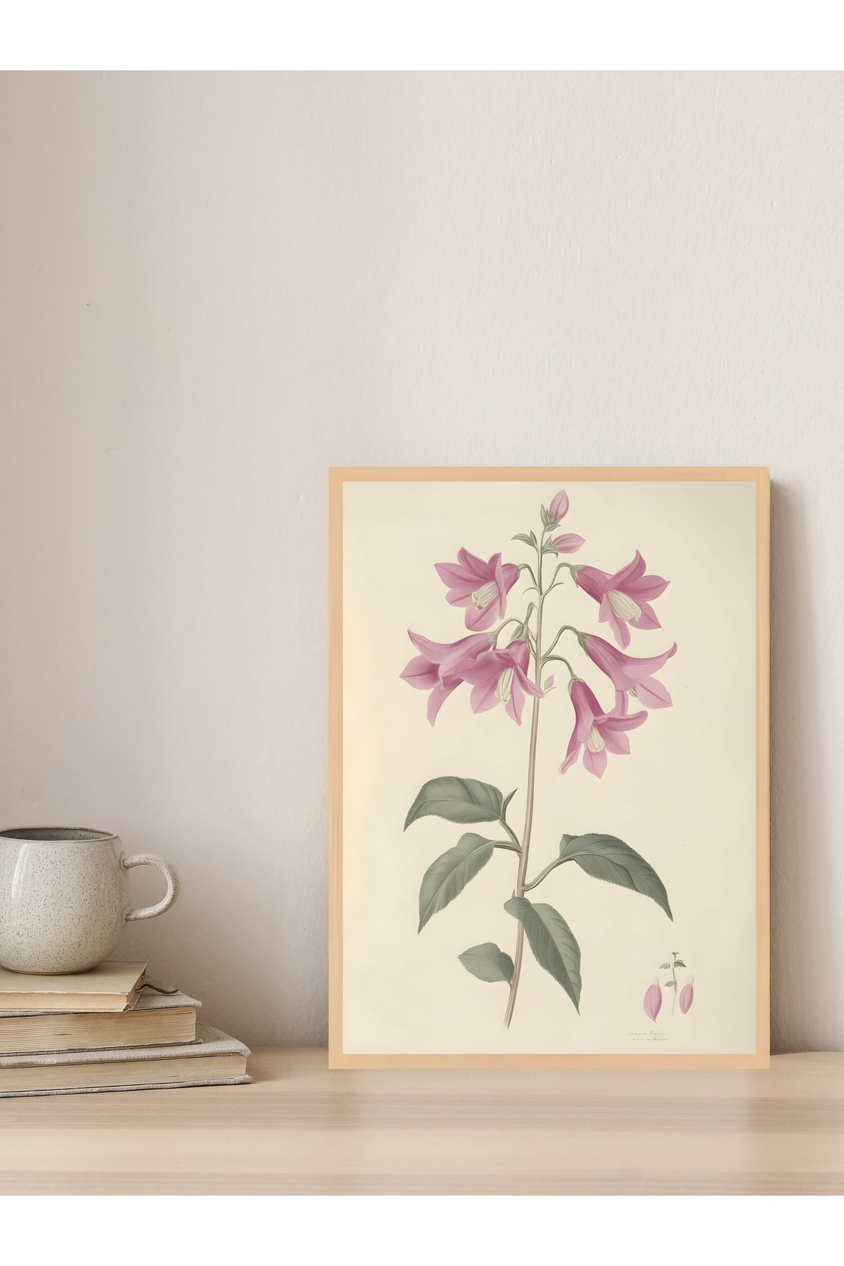 Tuba Decor Tek parça Ahşap Çerçeve Görünümlü MDF Tablo