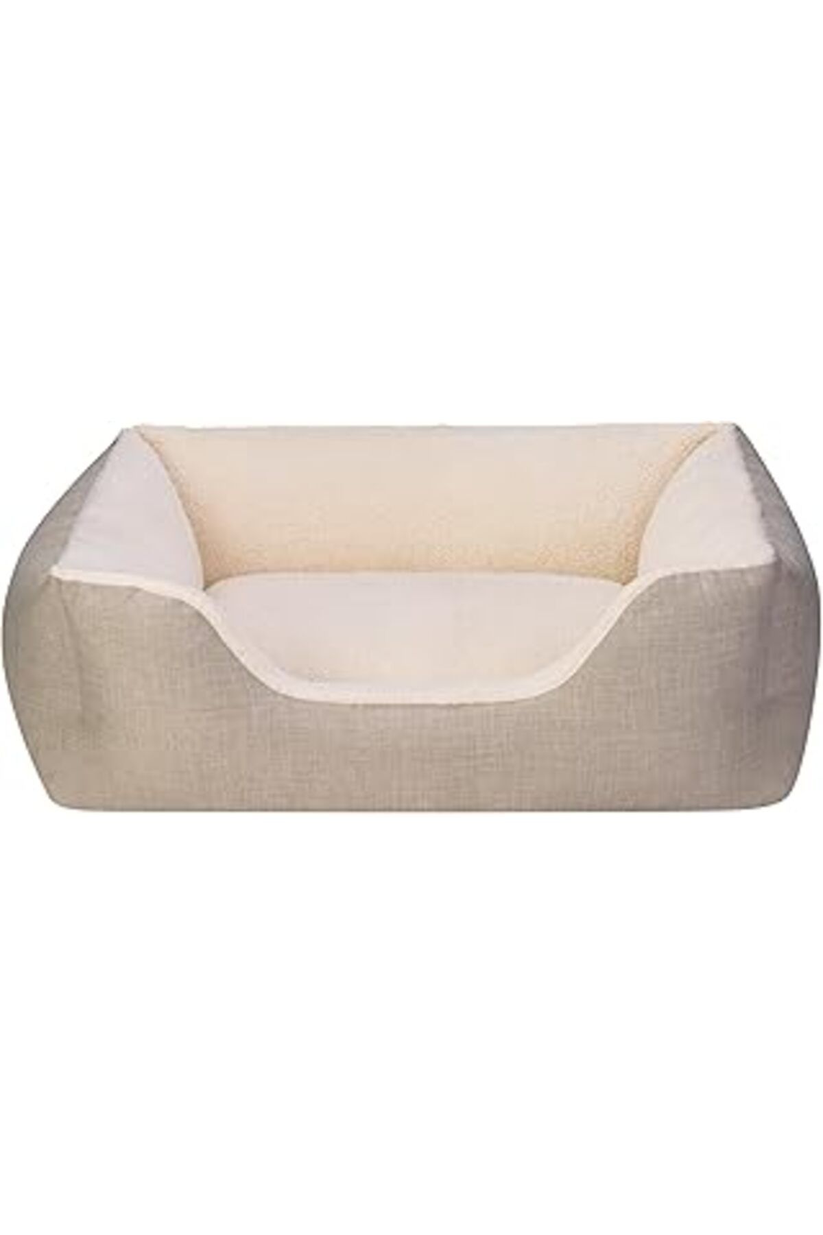 ASİTAN Pet Comfort Echo Varro Ekru-Ekru Köpek Yatağı M 65X80Cm