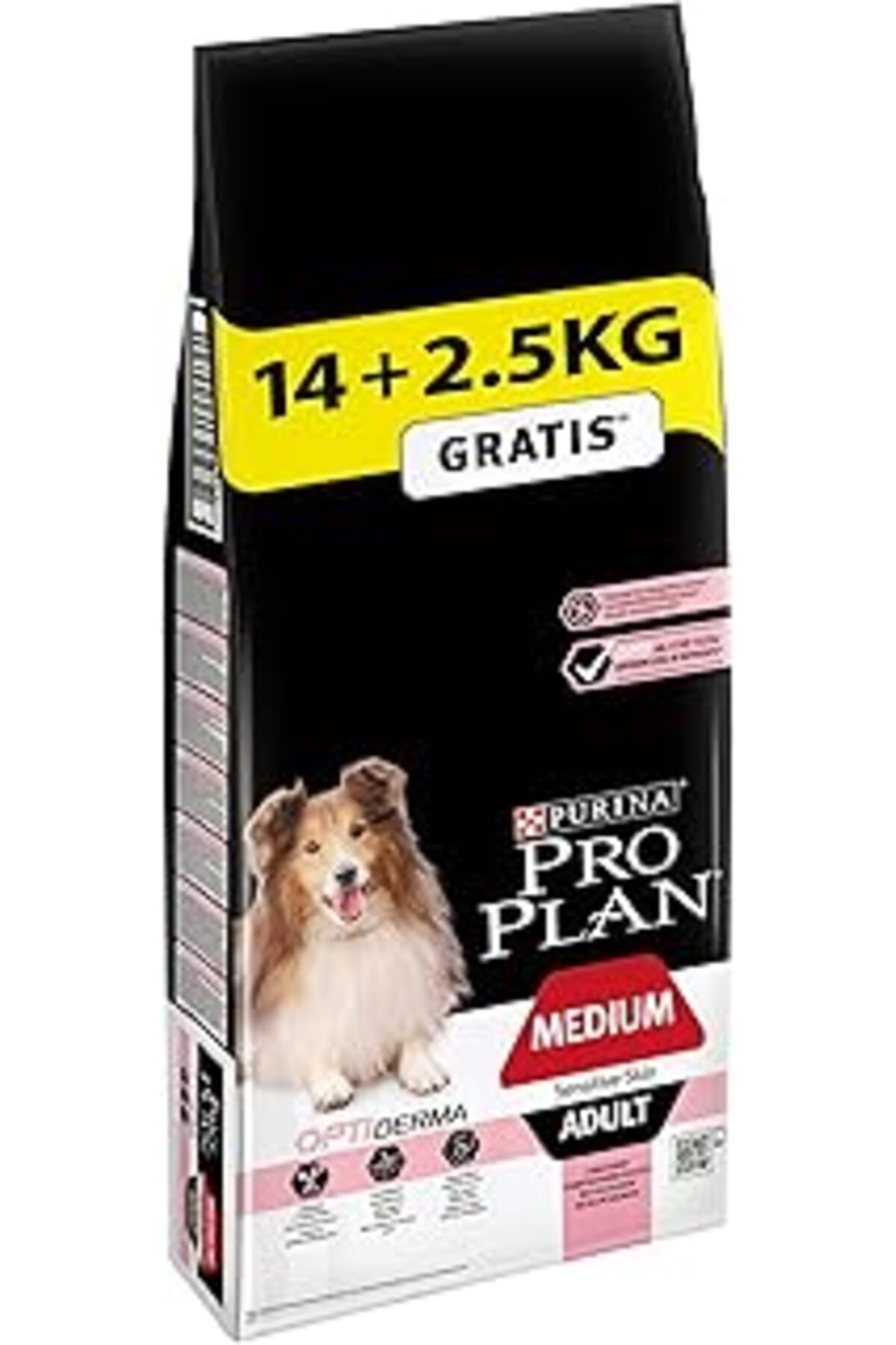 Mu Art Ahşap Pro Plan Medium Somonlu Kuru Köpek Maması, Yetişkin, 14 Kg + 2.5 Kg Hediye