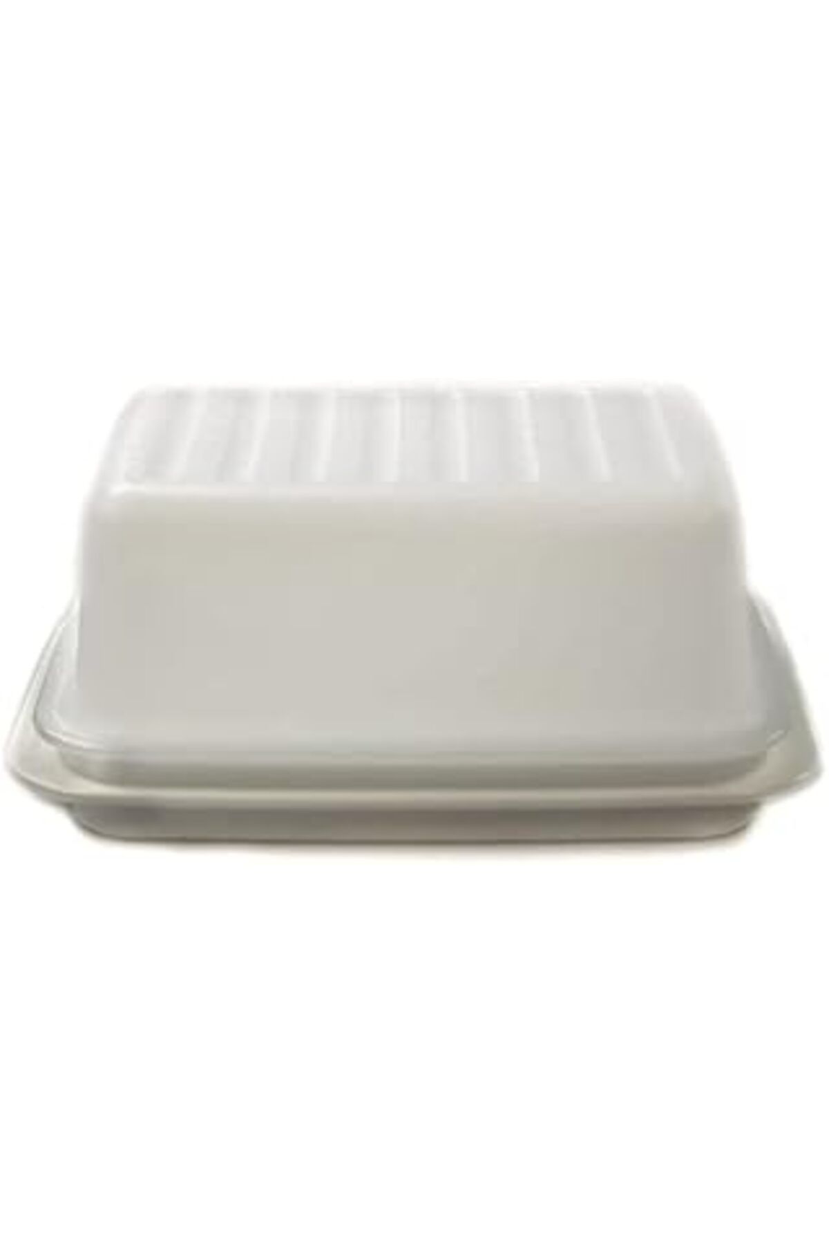 ASİTAN Tereyağı Kabı Butterschatz Beyaz C21 Butterschatz Buzdolabı