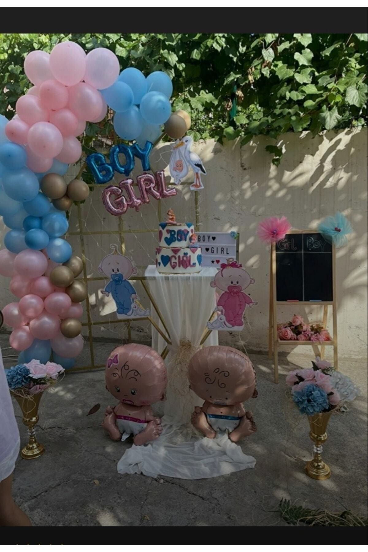 Baloncum Erkek Bebek Mavi Folyo Balon Büyük Boy Baby Boy Blue Foil Balloon Large Size