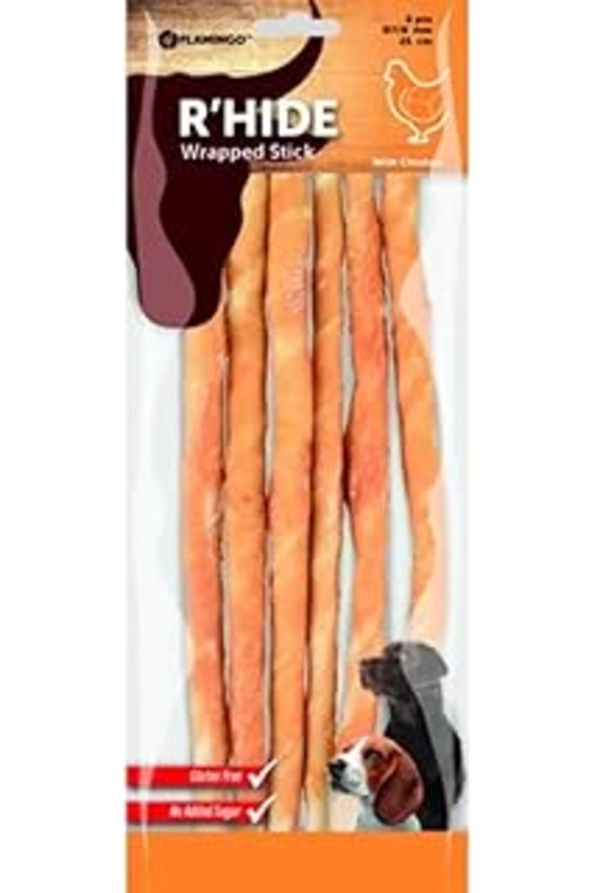 NETWORK ART Flamingo Rhide Chicken Wrap 25 Cm Tavuk Kaplı Kemik 3 Adet Skt:11/2024