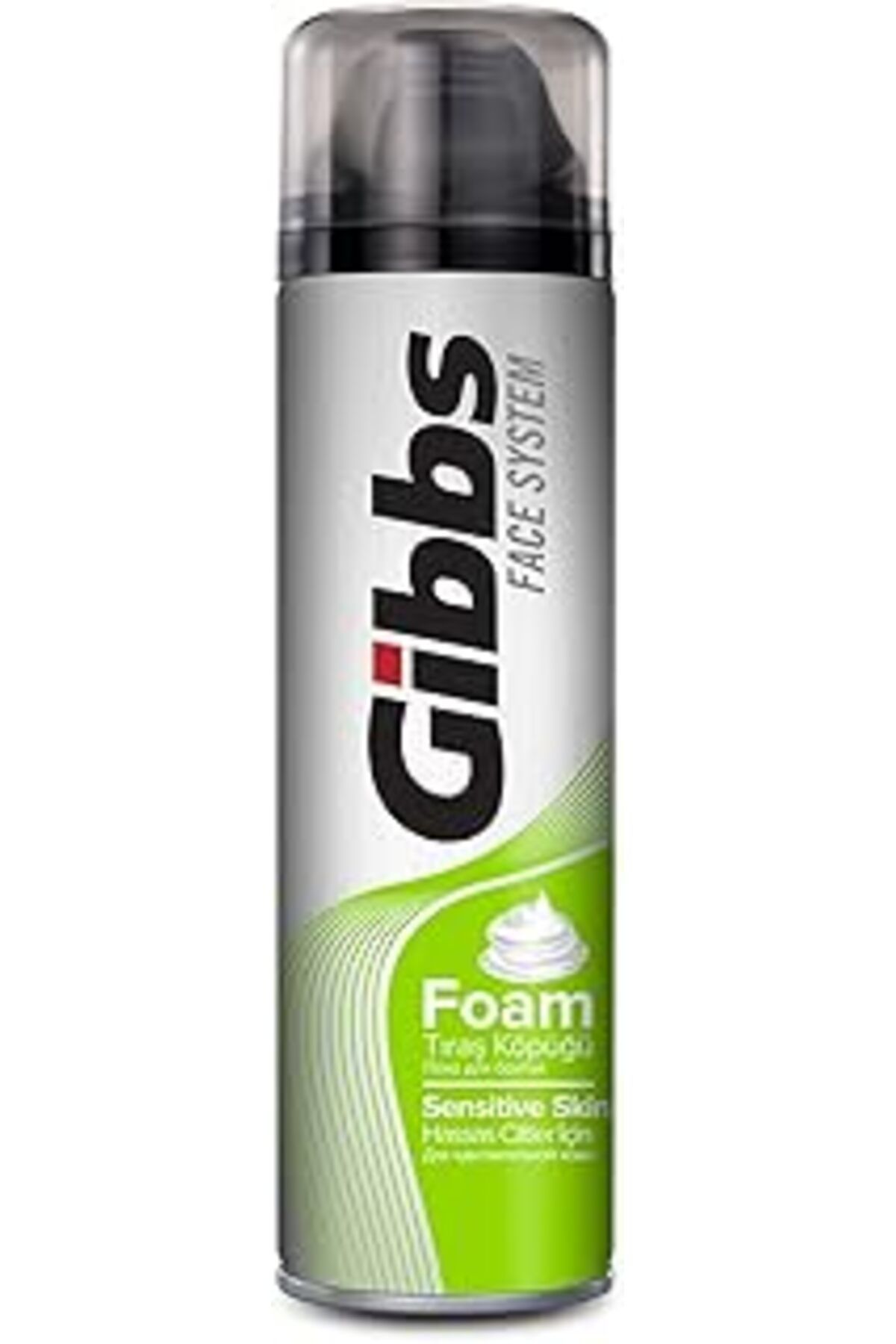 ASİTAN Gibbs Sensitive Tıraş Köpüğü, 200 Ml