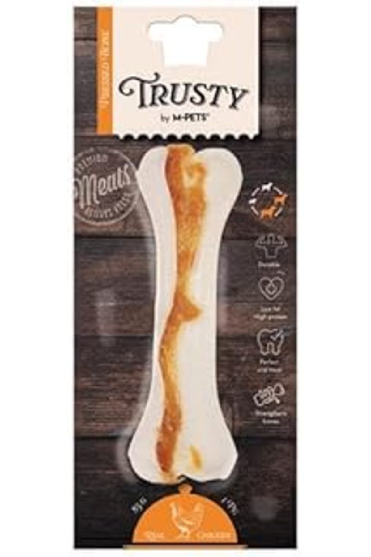 Mu Art Ahşap M-Pets Trusty Chicken Press Kemik 85 Gr 15,3 Cm