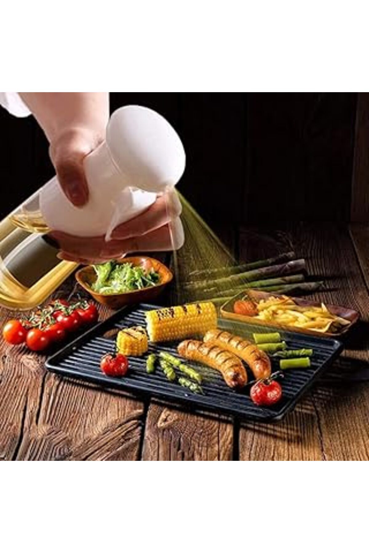 ASİTAN Yeni Nesil Airfryer Sprey Yağdanlık 220ml Kolay Kullanımlı Yağdanlık Zeytinyağı Ve Yağ Püskürtücü S