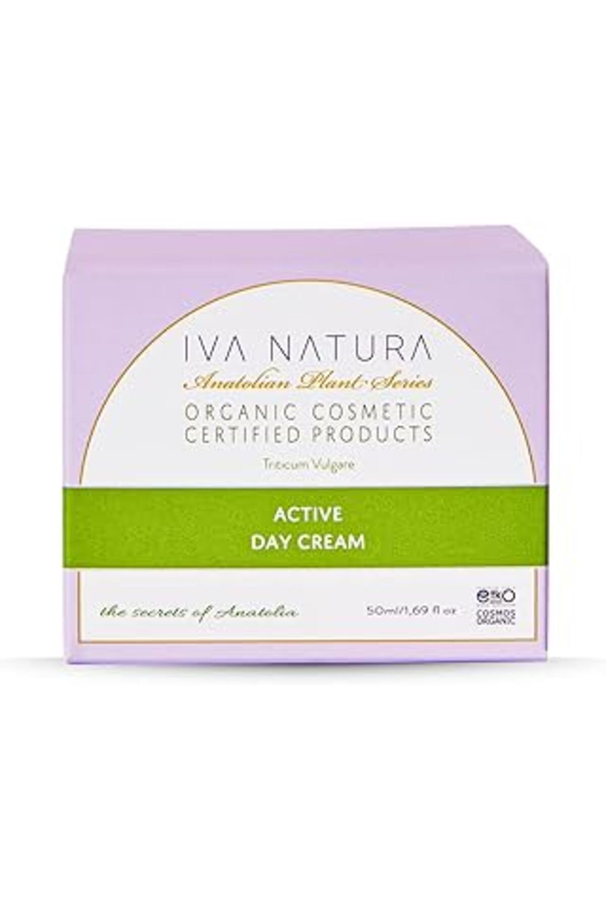 ASİTAN Iva Natura Organik Nemlendirici Gündüz Kremi Buğday Ruşeymi Ve Mürver Özlü, Doğal Ve Parabensiz, 50