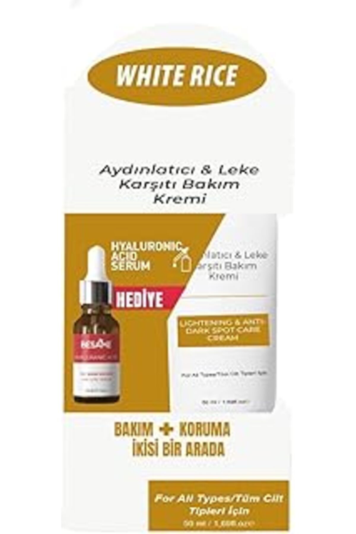 ASİTAN White Rice Aydınlatıcı & Leke Karşıtı Bakım Kremi Bakım Ve Koruma Ikisi Bir Arada Özel Paket