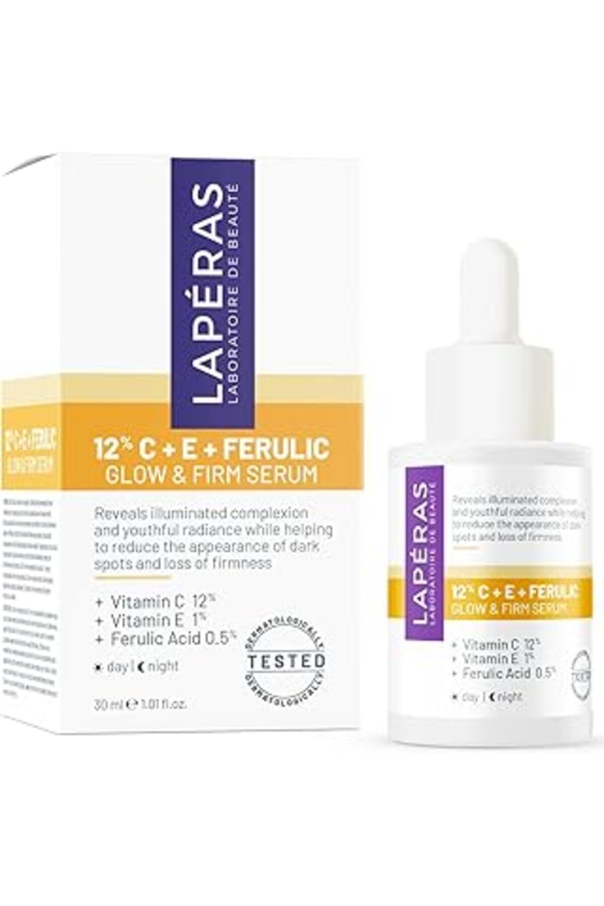 ASİTAN Lapéras 12% Vitamin C E Ferulic, Aydınlatıcı Leke Serum 30 Ml