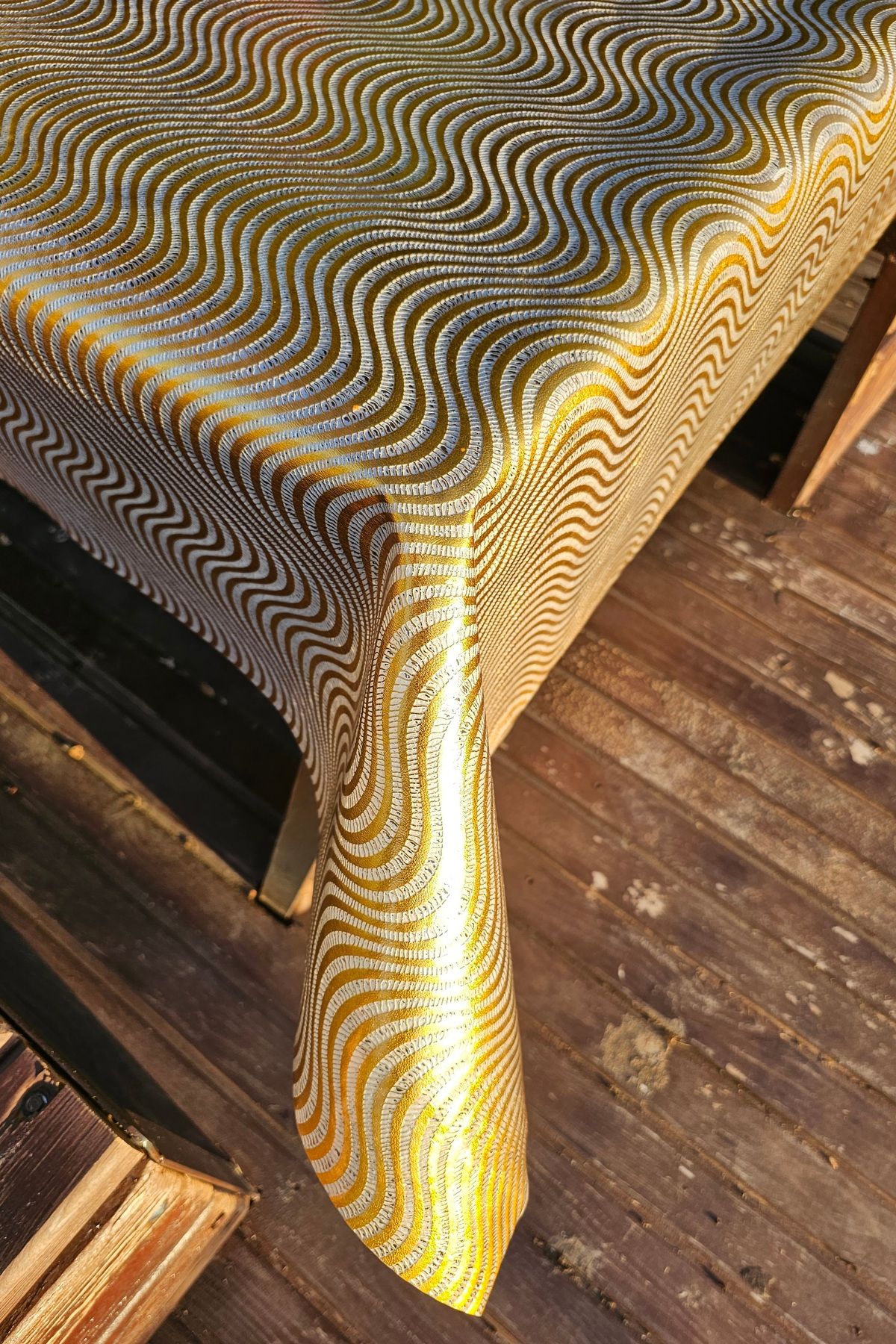 Rona Home-Wicker Pattern Parallel Transparent Pvc Table Cloth Wipeable Oilcloth Table Cloth Luxury Wicker Waterproof. 4