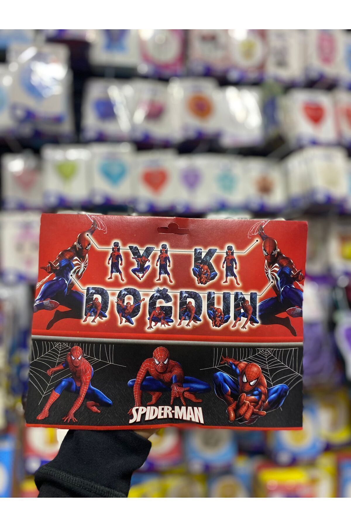 Baloncum Örümcek Adam İyi ki Doğdun Banner - Doğum Günü Ürünleri