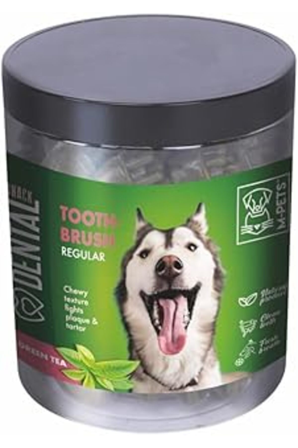 NETWORK ART M-Pets Dental Snack Yeşil Tea Tooth Brush Regular Ödül 330 Gr