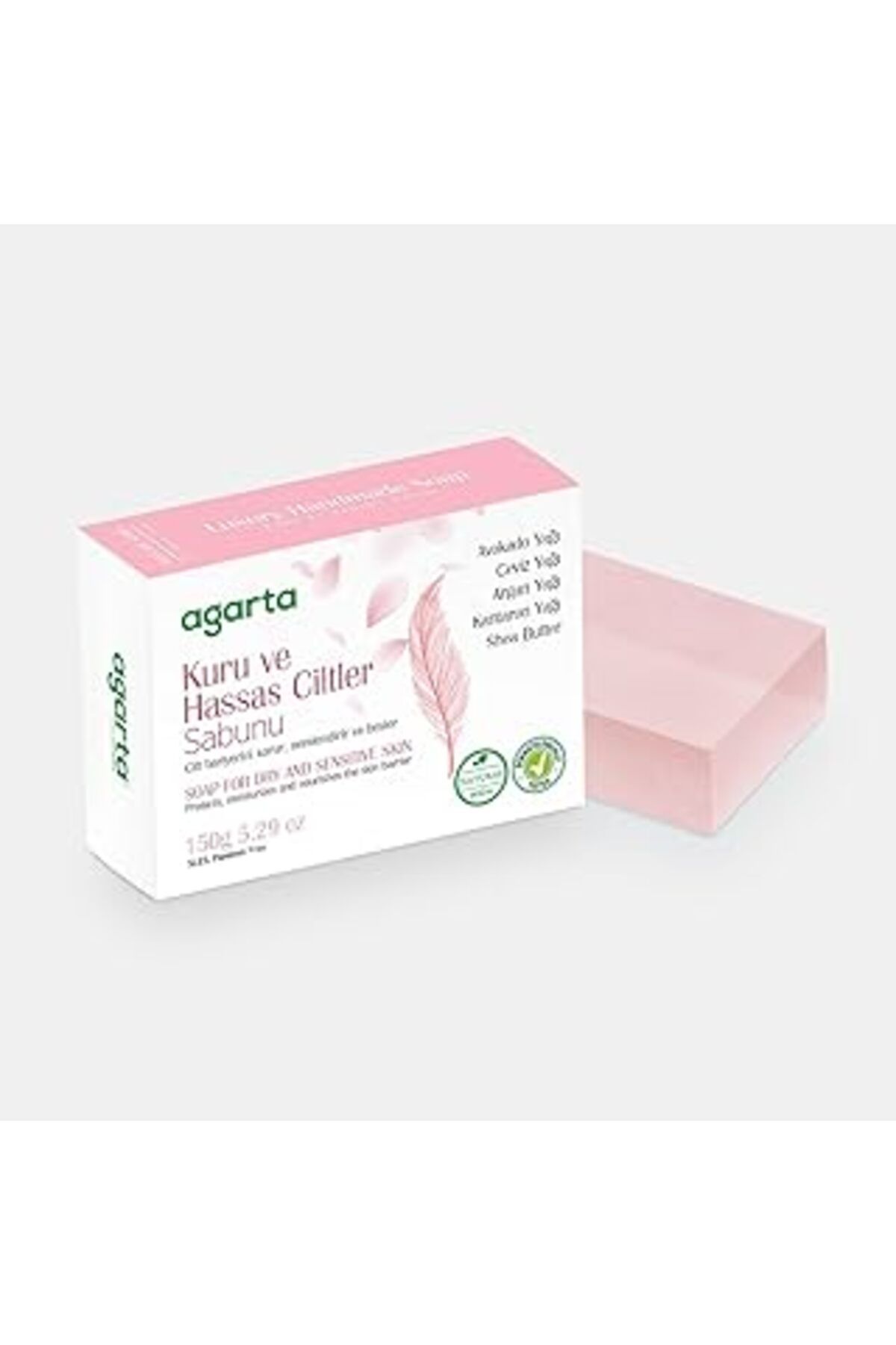 Qedii Agarta Doğal Kuru Ve Hassas Ciltler Sabunu 150 Gr