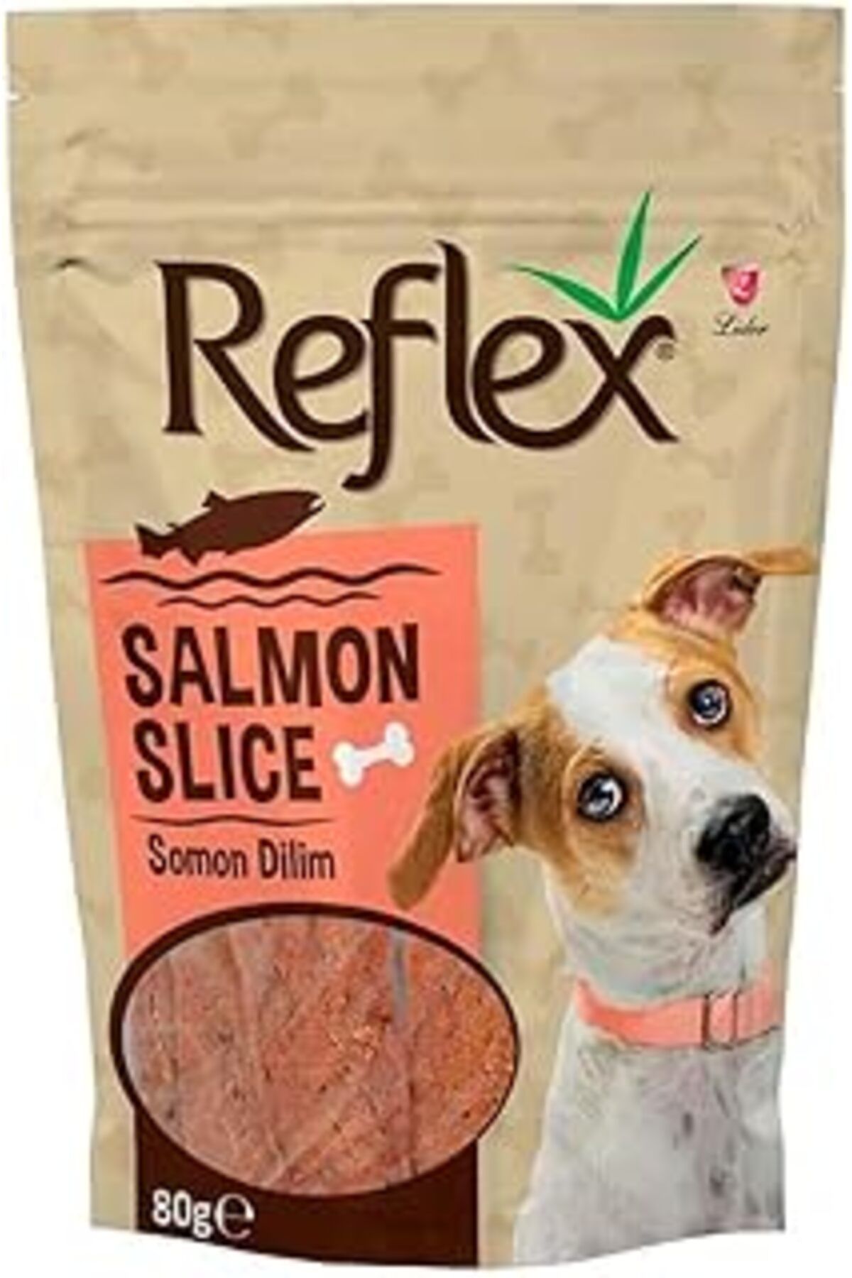 Mu Art Ahşap Somon Etli Dilim Köpek Ödül Maması 80 G