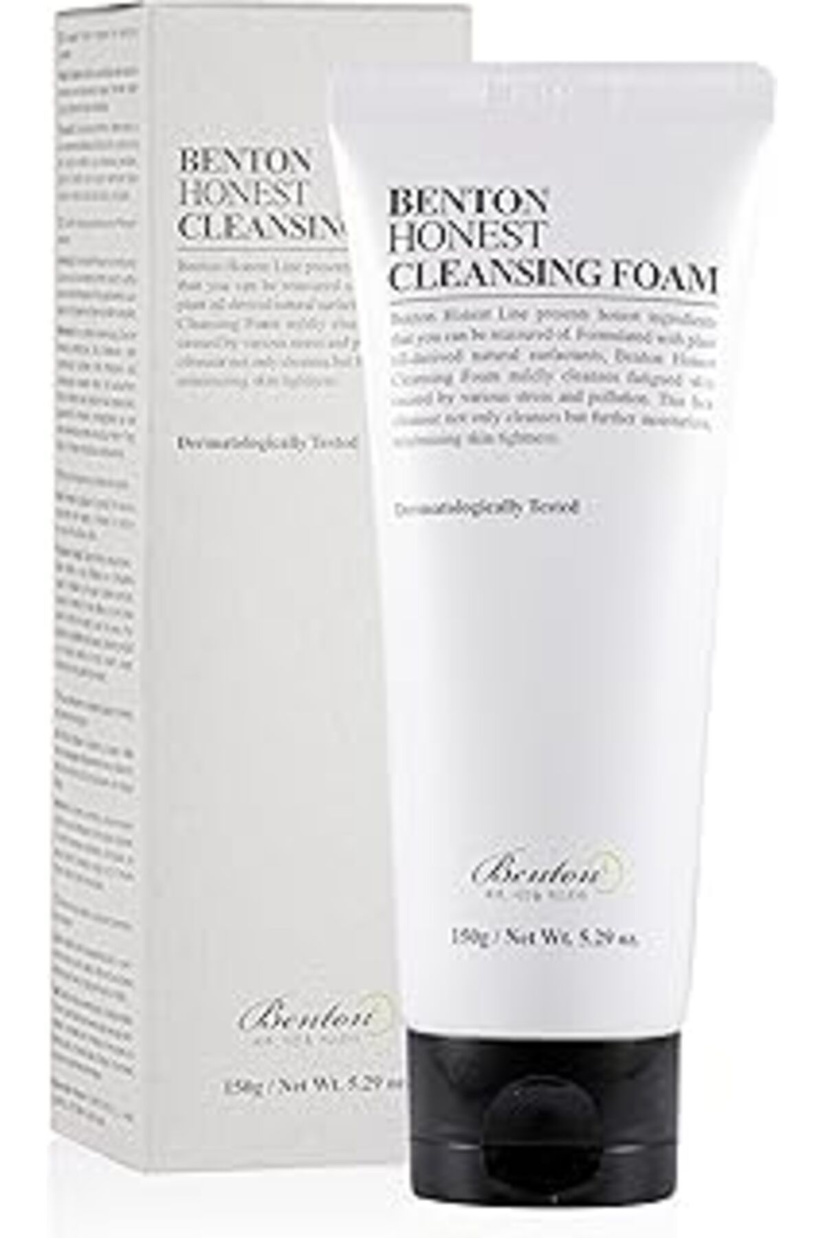 Mu Art Ahşap Benton Honest Cleansing Foam - Hassas Ciltlere Uygun Hafif Formüllü Temizleyici Köpük 1 Paket (1 X