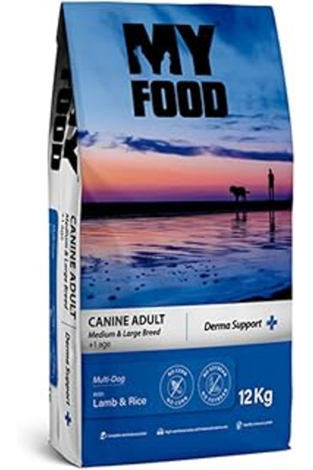 Mu Art Ahşap Myfood Yetişkin Köpek Maması Orta-Büyük Irk Kuzulu 2,5 Kg