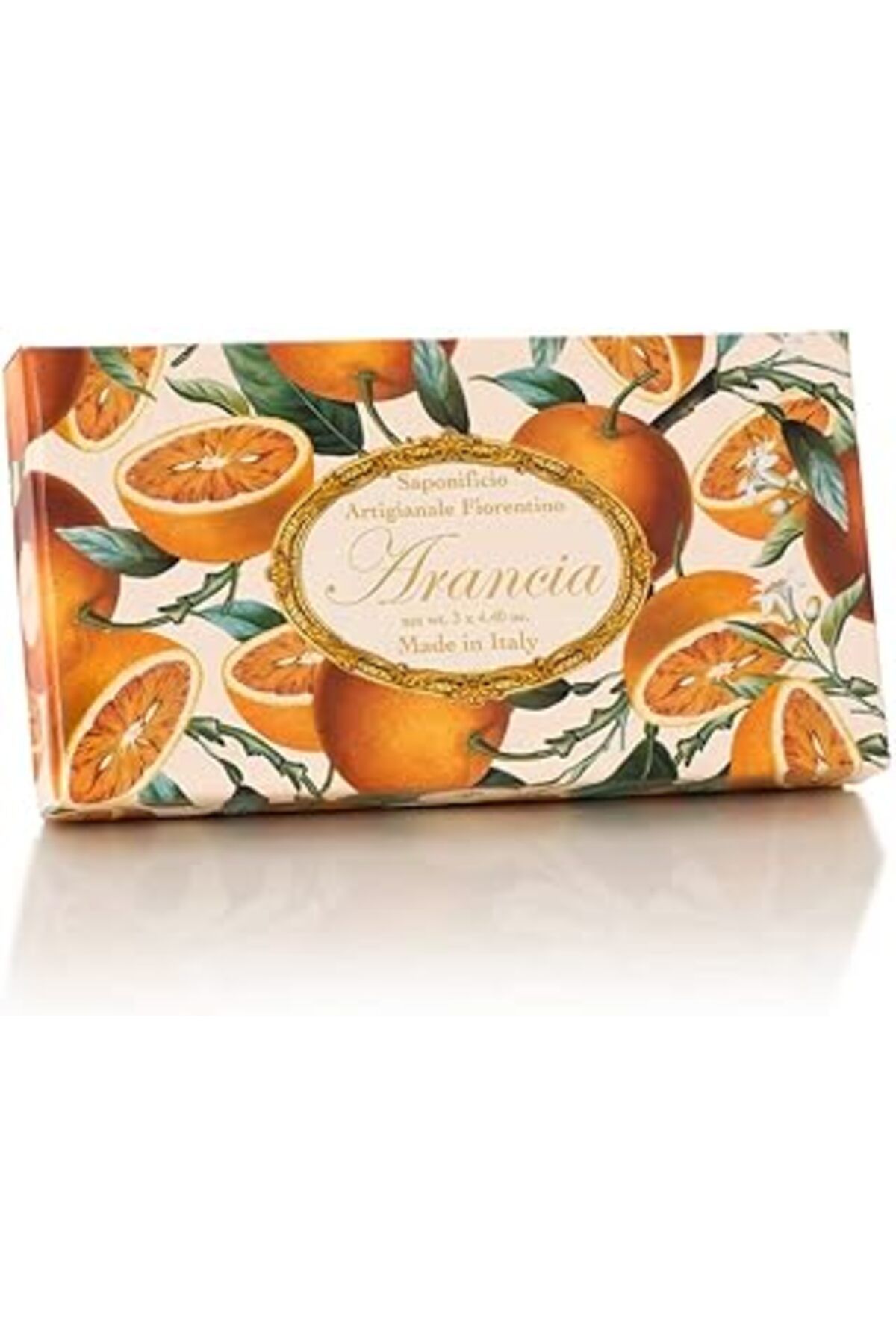Mu Art Ahşap Saponificio Artigianale Fiorentino Sabun 3X125 Gr - Orange
