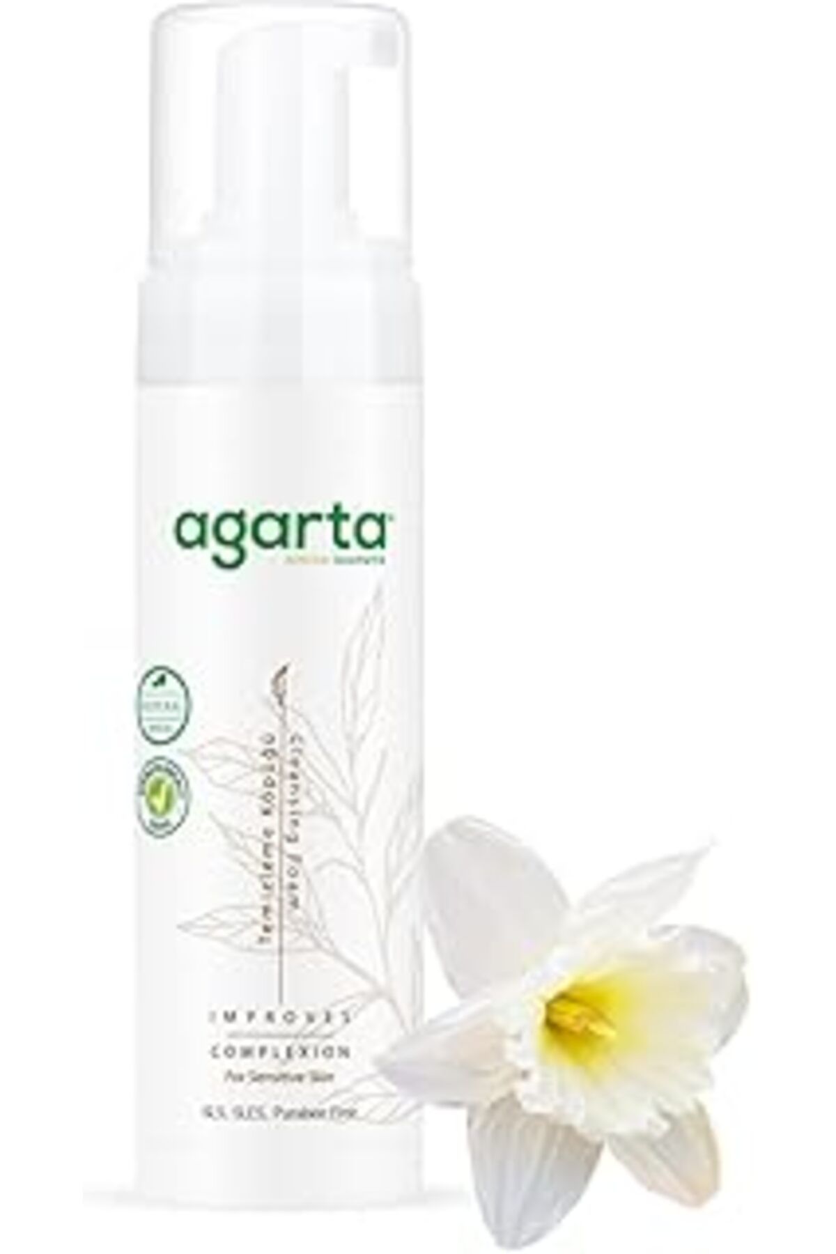 Mu Art Ahşap Agarta Doğal Yüz Temizleme Köpüğü 225 Ml