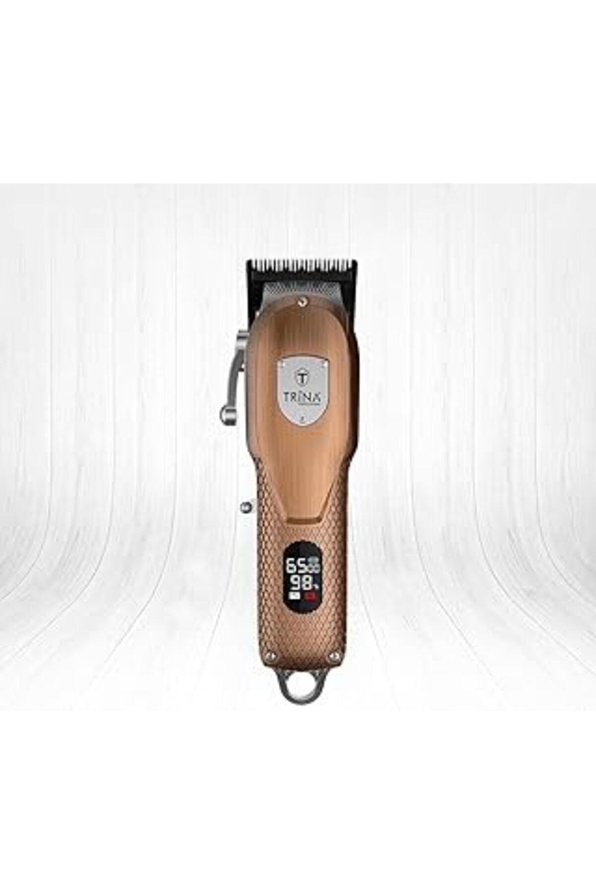 Qedii Trina Premium Saç Kesme Makinesi Bronz Trnsacks0045