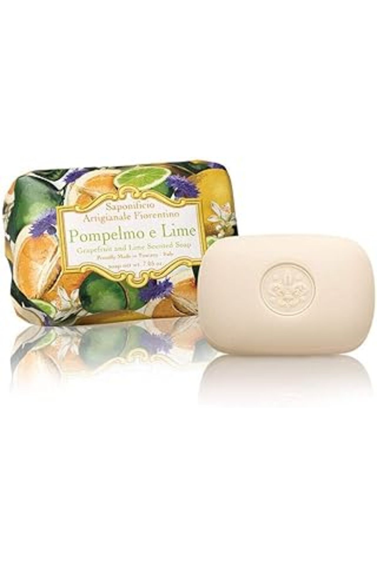 Mu Art Ahşap Saponificio Artigianale Fiorentino Sabun 200 Gr (7) - Grapefruit And Lime