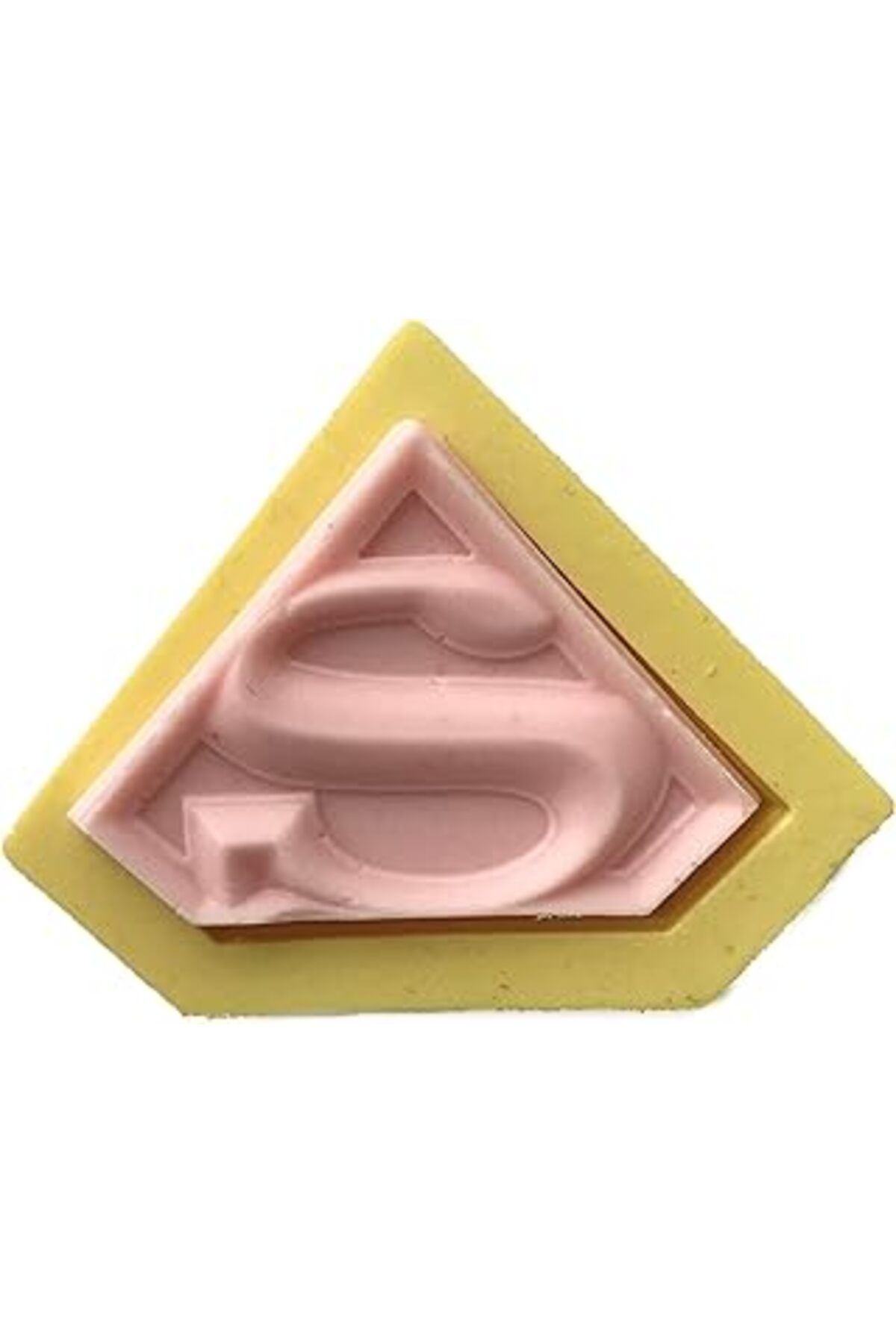 NETWORK ART Süperman Logosu Şeklinde Silikon Pasta Ve Seker Hamuru Kalibi 4,5X6X0,5 Cm
