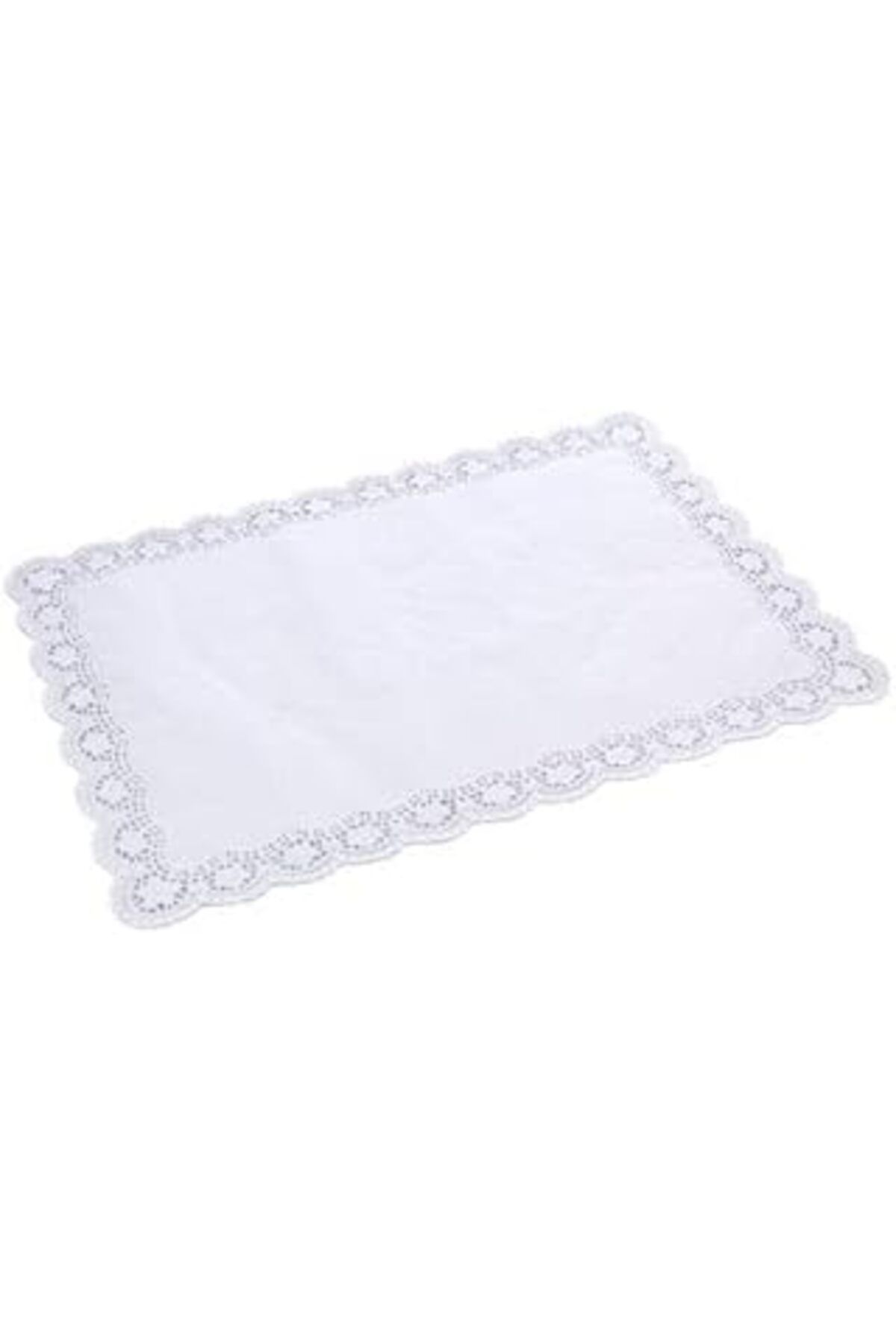 Mu Art Ahşap Çelikpençe Dantel Kağıt Pasta Altlığı 32X45 Cm. 100 Adet