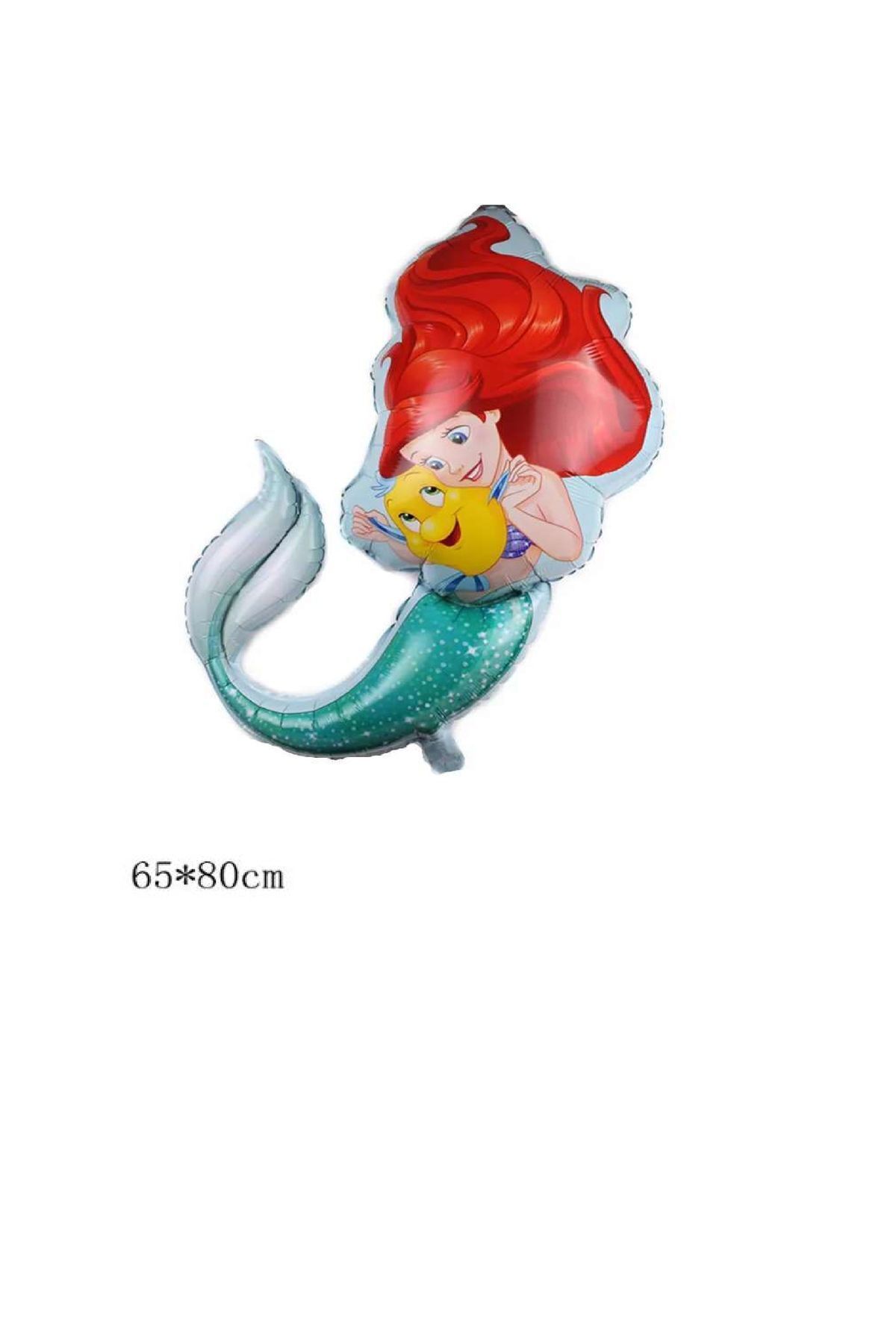 Baloncum Deniz Kızı Ariel karakterli Folyo Balon 65x80 cm