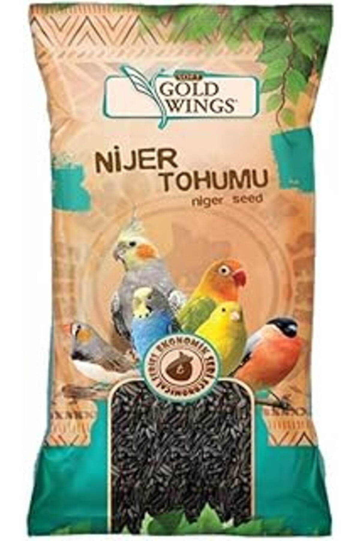 Mu Art Ahşap Gold Wings Nijer Kanarya Yemi Kızıştırıcı 250 Gr.