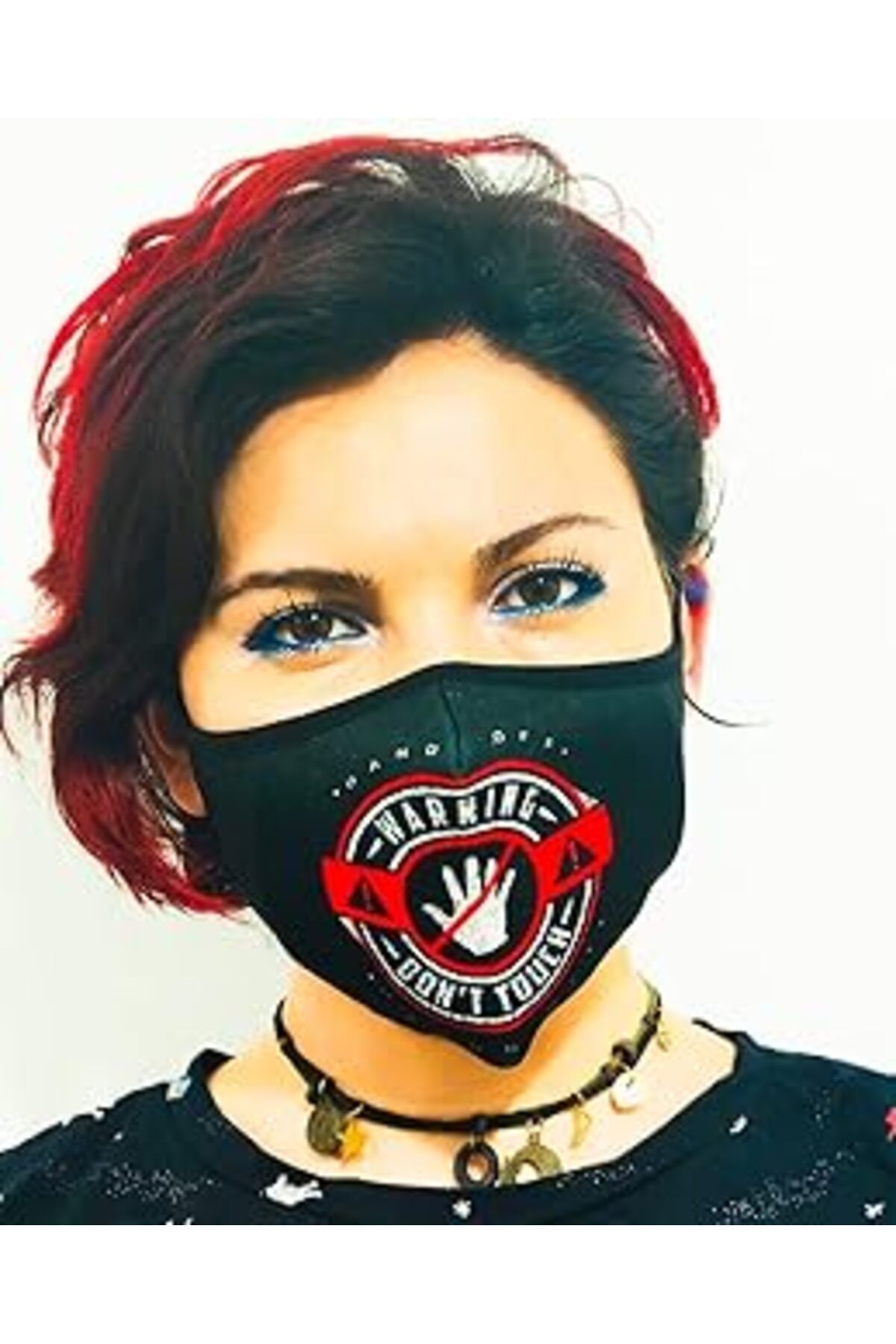 ASİTAN Antibakeriyel Filtreli Yıkanabilir Maske Don'T Touch Baskılı
